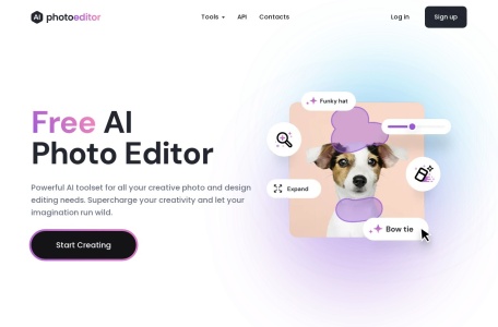 photoeditor.ai,photoeditor.ai官网截图,AI图片编辑器是一个强大的在线工具，利用人工智能技术快速轻松地增强和编辑图像。它提供各种功能，如去除不需要的物体、人物、文字或水印，以及增强和放大图片。