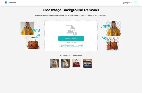Free Image Background Remover (No Ads & No sign-up),Free Image Background Remover (No Ads & No sign-up)官网截图,在当今以视觉为导向的世界中，高质量的图像对于产生影响至关重要，无论是用于电子商务、社交媒体还是创意项目。然而，去除图像背景，尤其是精准去除，传统上是一个耗时且具有挑战性的任务，需要复杂的软件。EzRemove.ai 的出现改变了这一点。EzRemove 是一款免费的在线图像背景去除工具，利用先进的人工智能技术。它使用户能轻松去除图像背景，...