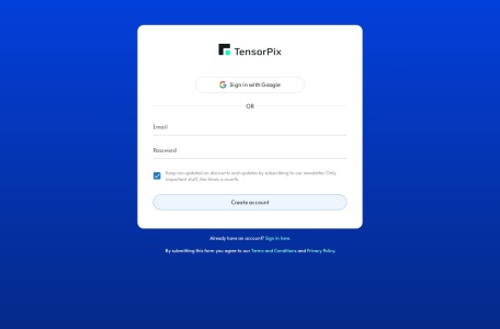 TensorPix,TensorPix官网截图,在线AI视频增强和放大