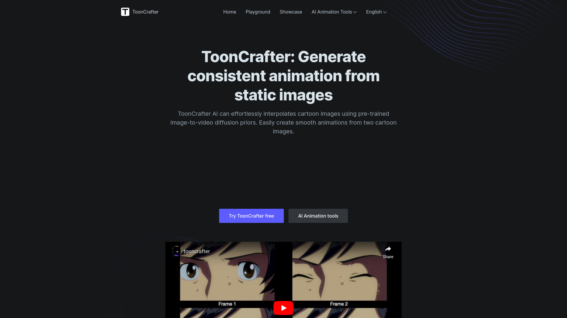 Toon Crafter网页截图,Toon Crafter网页快照
