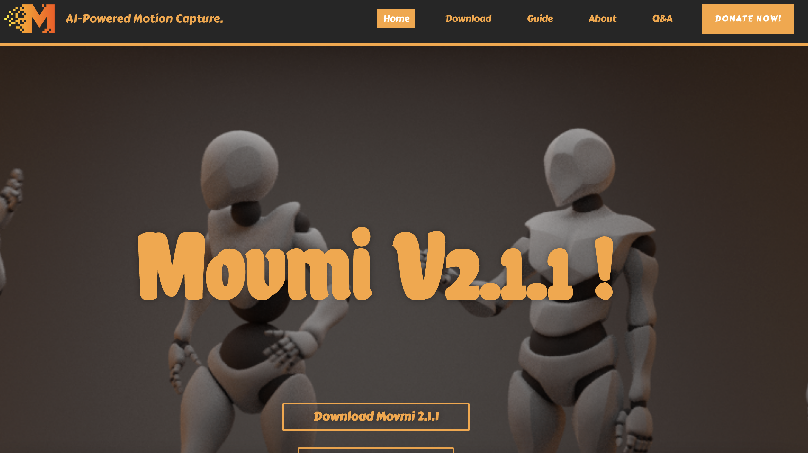 Movmi:  AI-Powered Motion Capture.网页截图,Movmi:  AI-Powered Motion Capture.网页快照