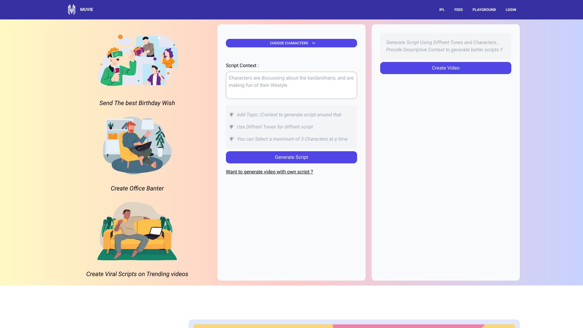 Muvie网页截图,Muvie网页快照