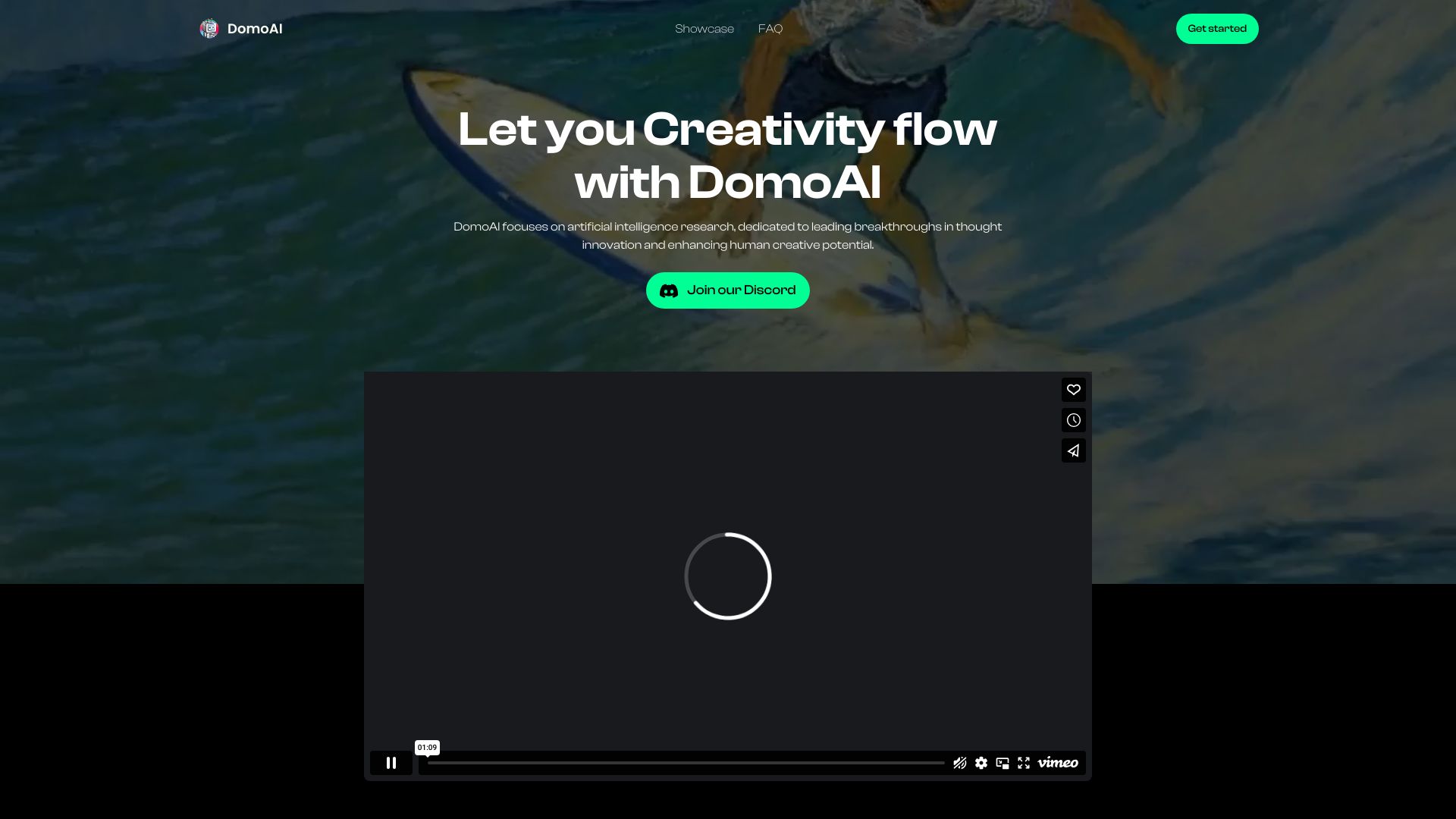 Domo AI网页截图,Domo AI网页快照