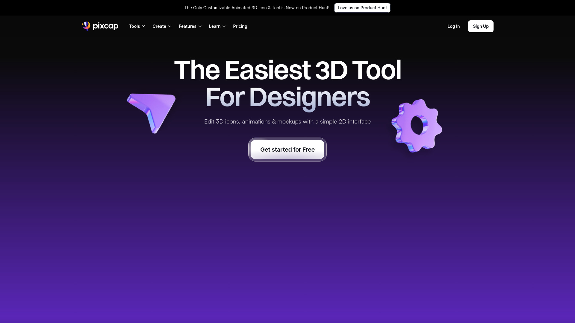 Pixcap 3D Animated Icons网页截图,Pixcap 3D Animated Icons网页快照