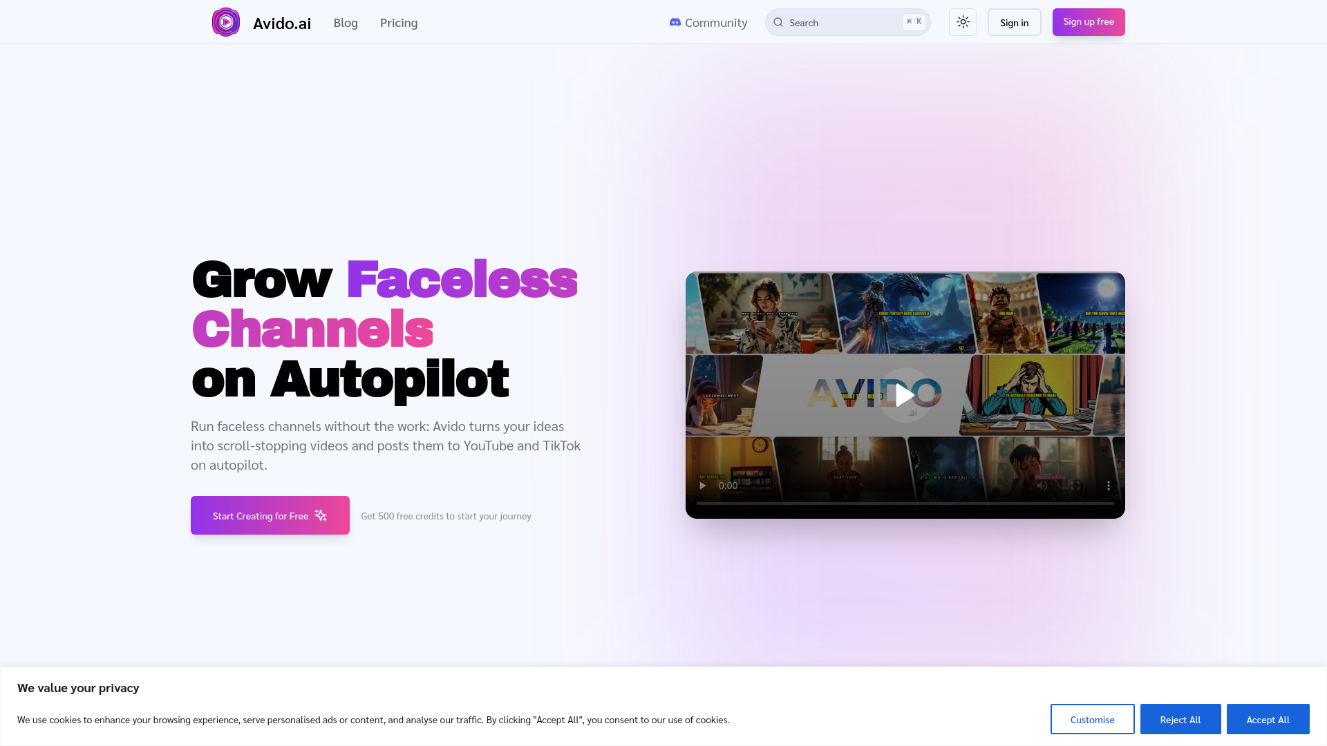 Avido.ai网页截图,Avido.ai网页快照
