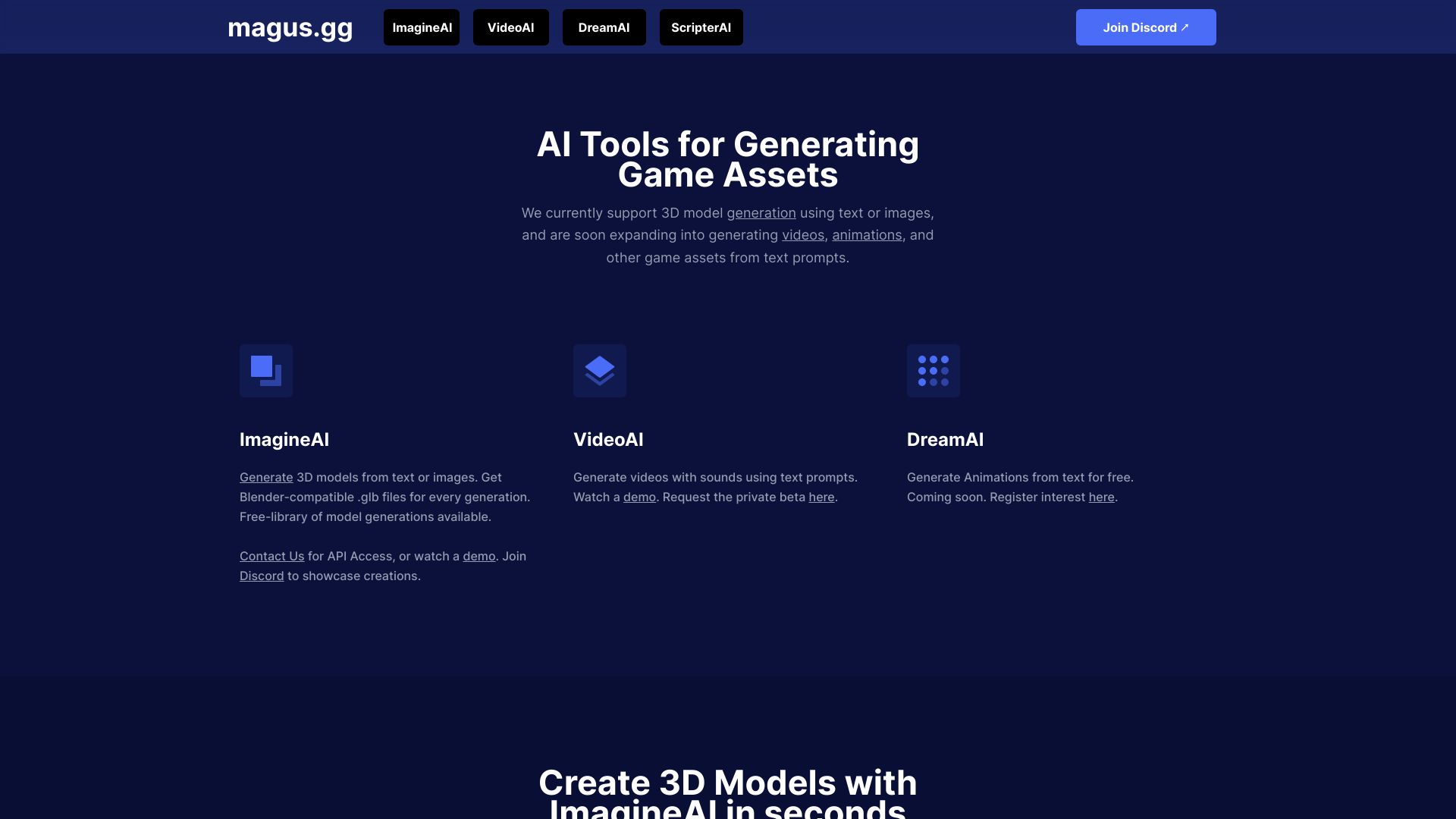 ImagineAI by magus.gg网页截图,ImagineAI by magus.gg网页快照