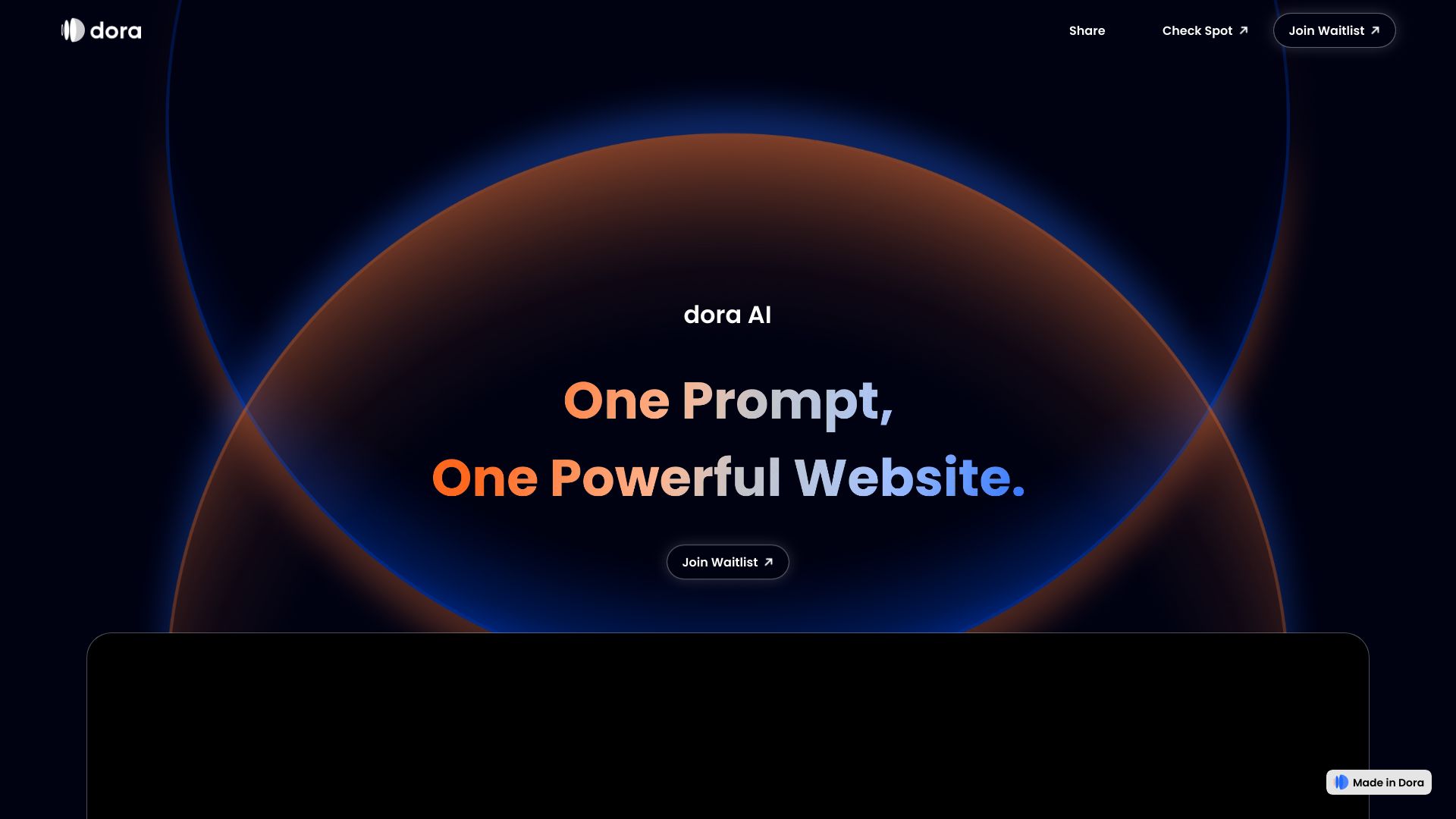 Dora AI (Alpha)网页截图,Dora AI (Alpha)网页快照