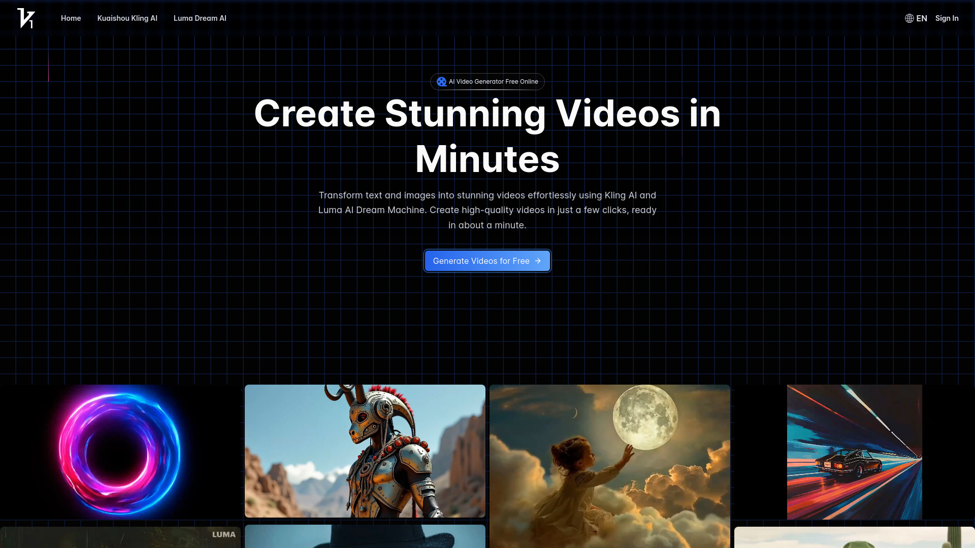 Vidful.ai网页截图,Vidful.ai网页快照