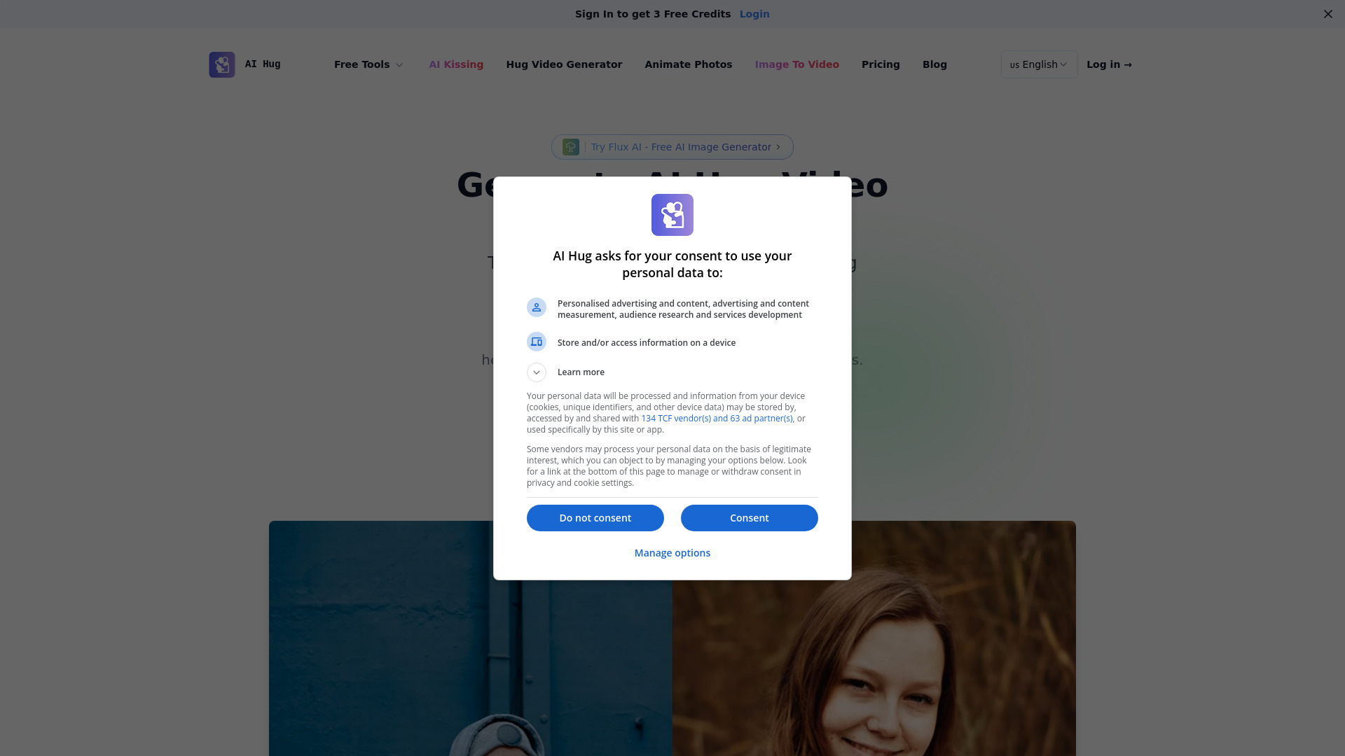 AI Hug网页截图,AI Hug网页快照
