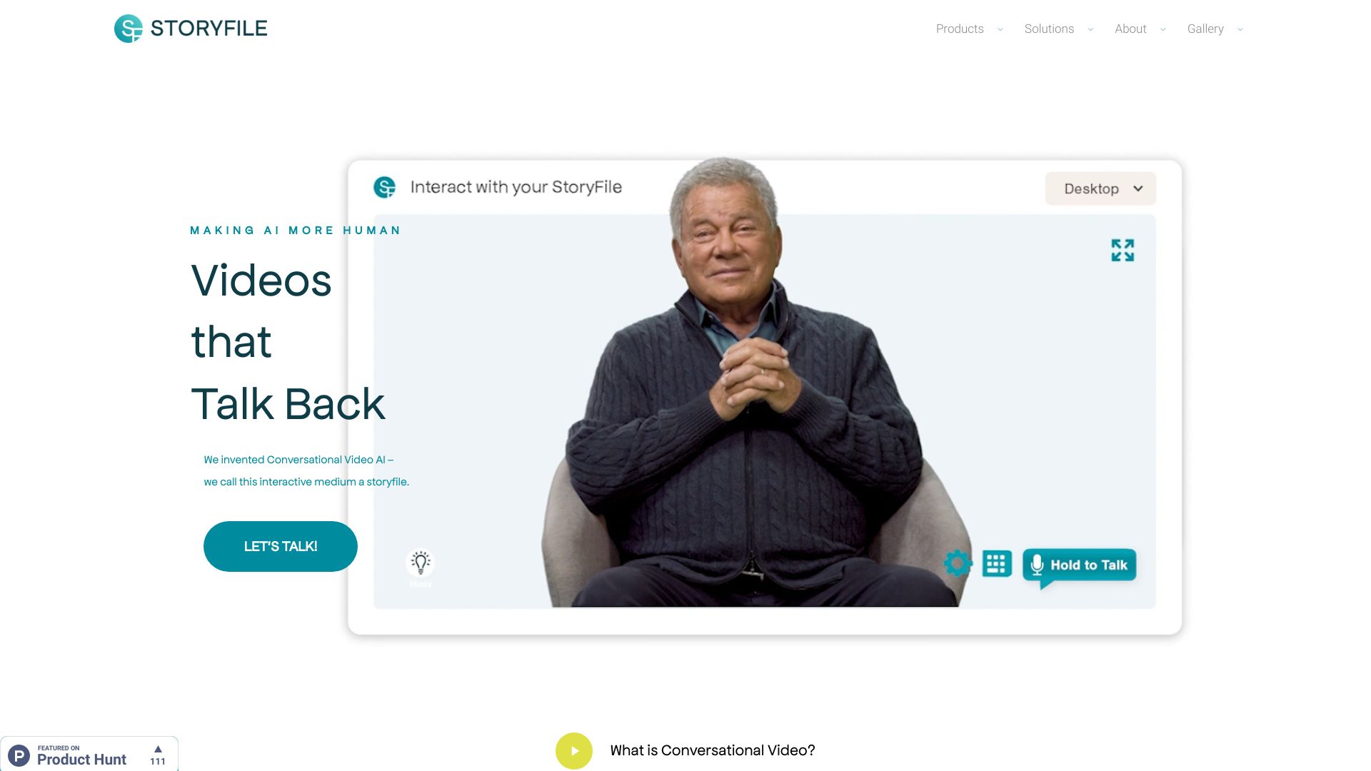 Conversa – Videos That Talk back网页截图,Conversa – Videos That Talk back网页快照