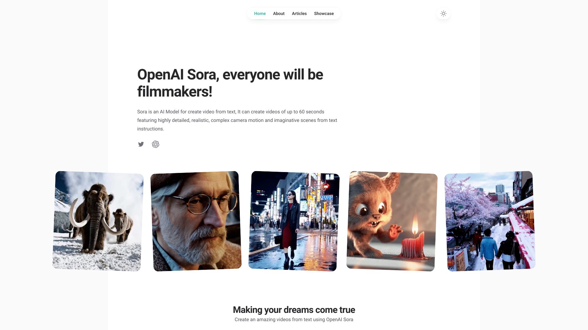 Sorahub – Sora AI prompt sharing网页截图,Sorahub – Sora AI prompt sharing网页快照