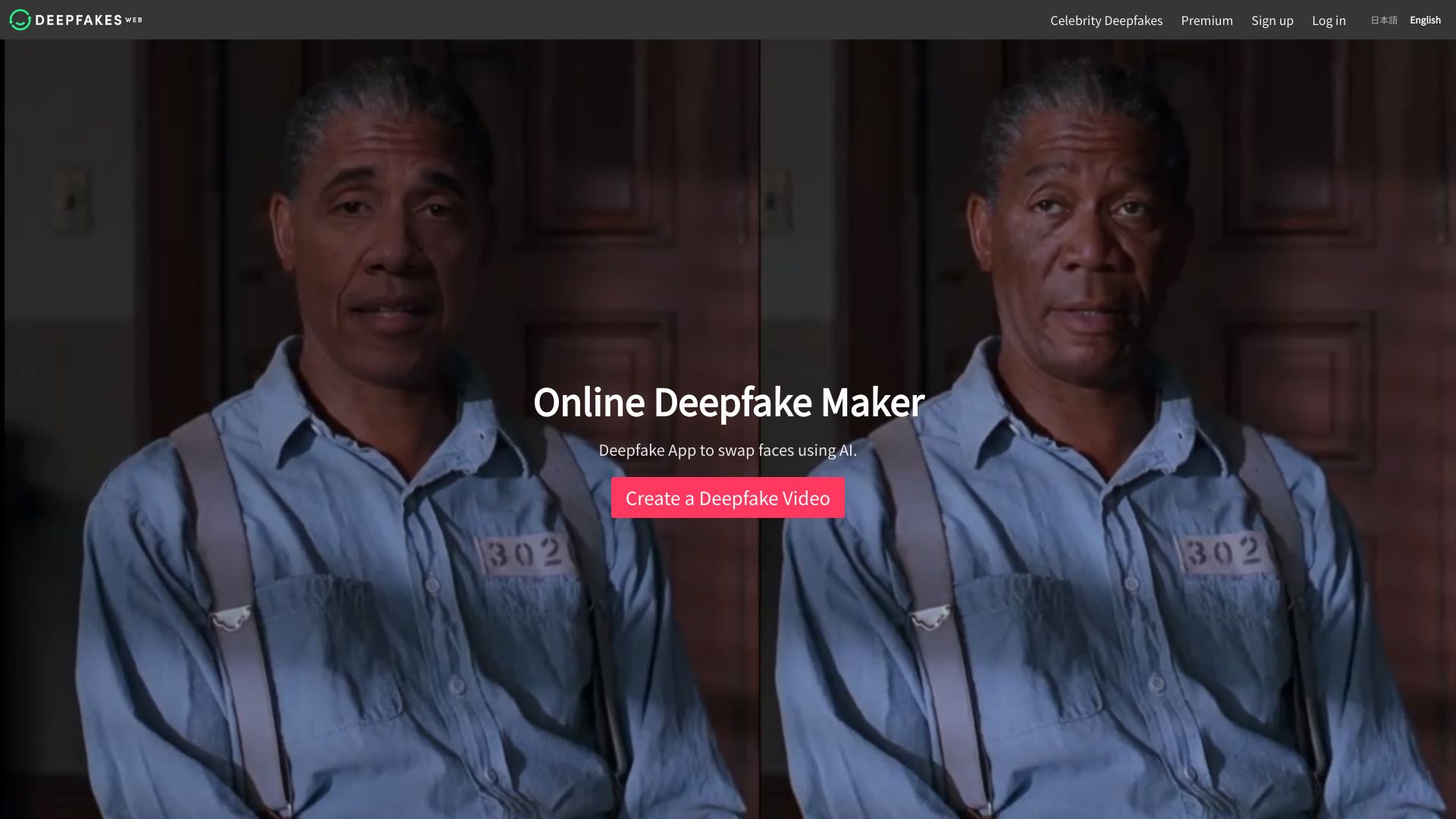 Deepfakes Web网页截图,Deepfakes Web网页快照