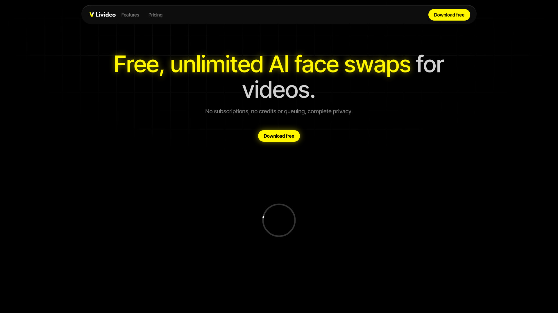 Livideo AI网页截图,Livideo AI网页快照