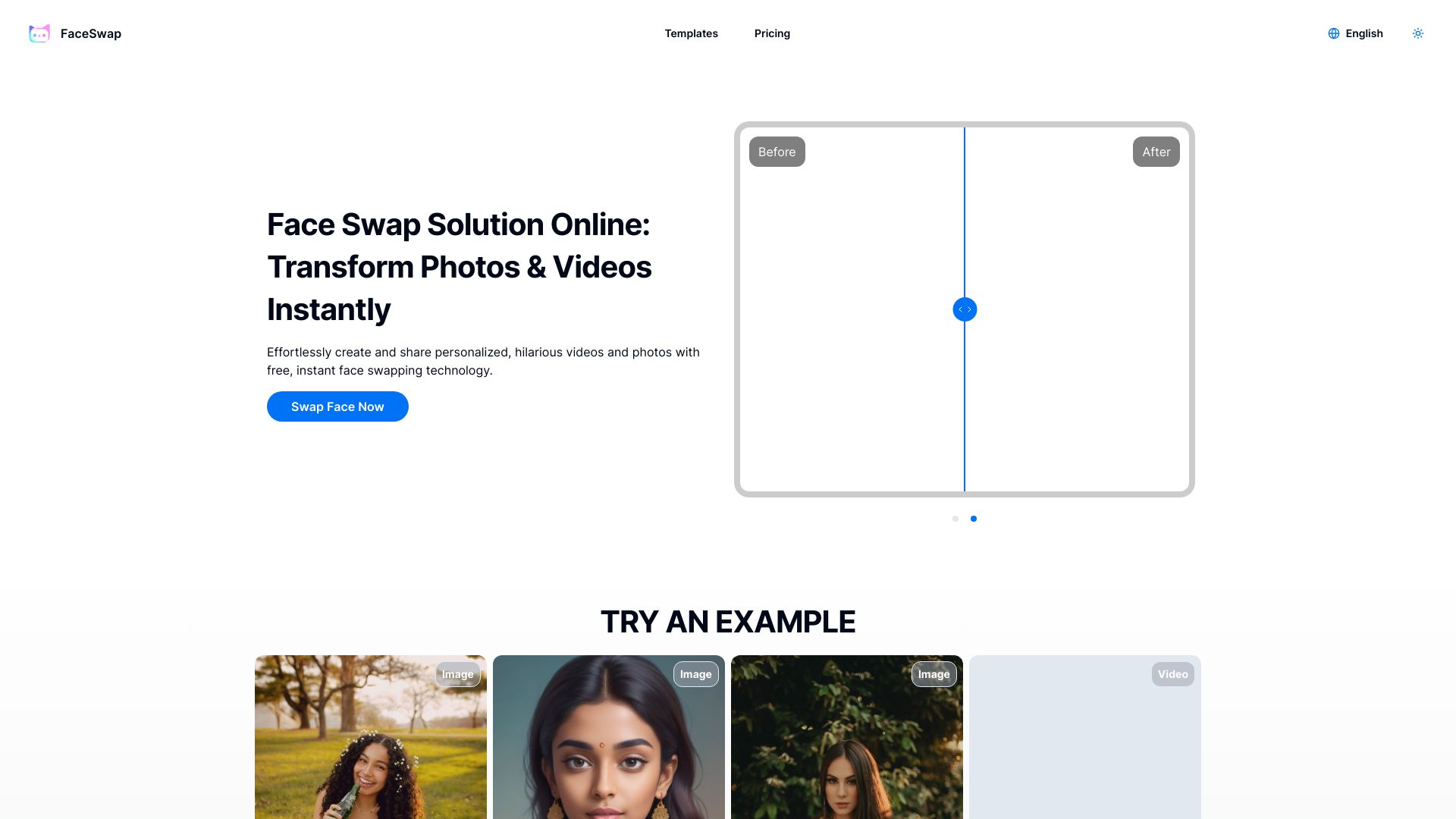 Face Swap Solution Online网页截图,Face Swap Solution Online网页快照