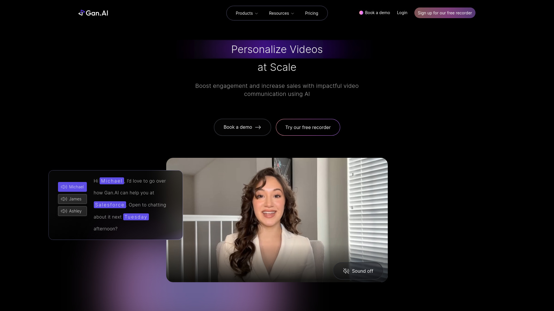 Studio by Gan.AI Recorder网页截图,Studio by Gan.AI Recorder网页快照