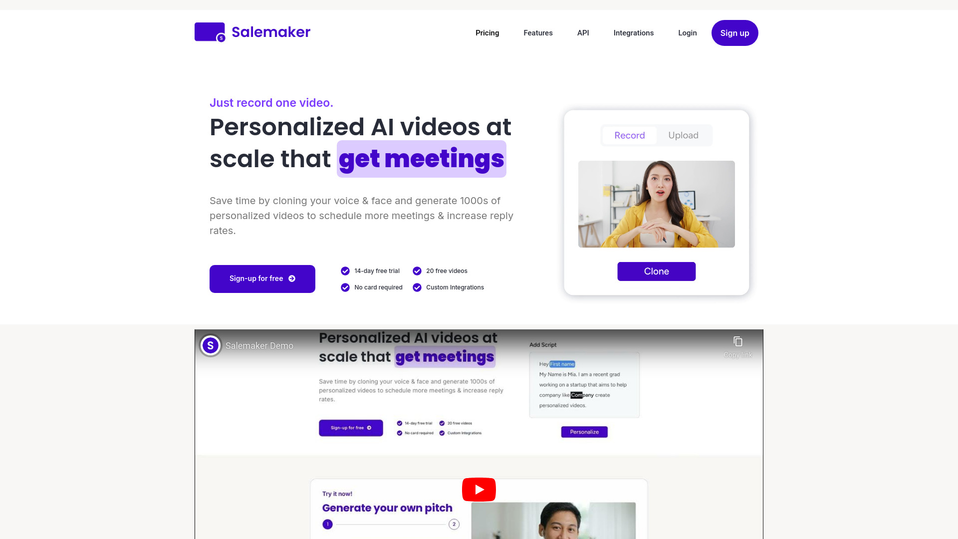 Salemaker网页截图,Salemaker网页快照