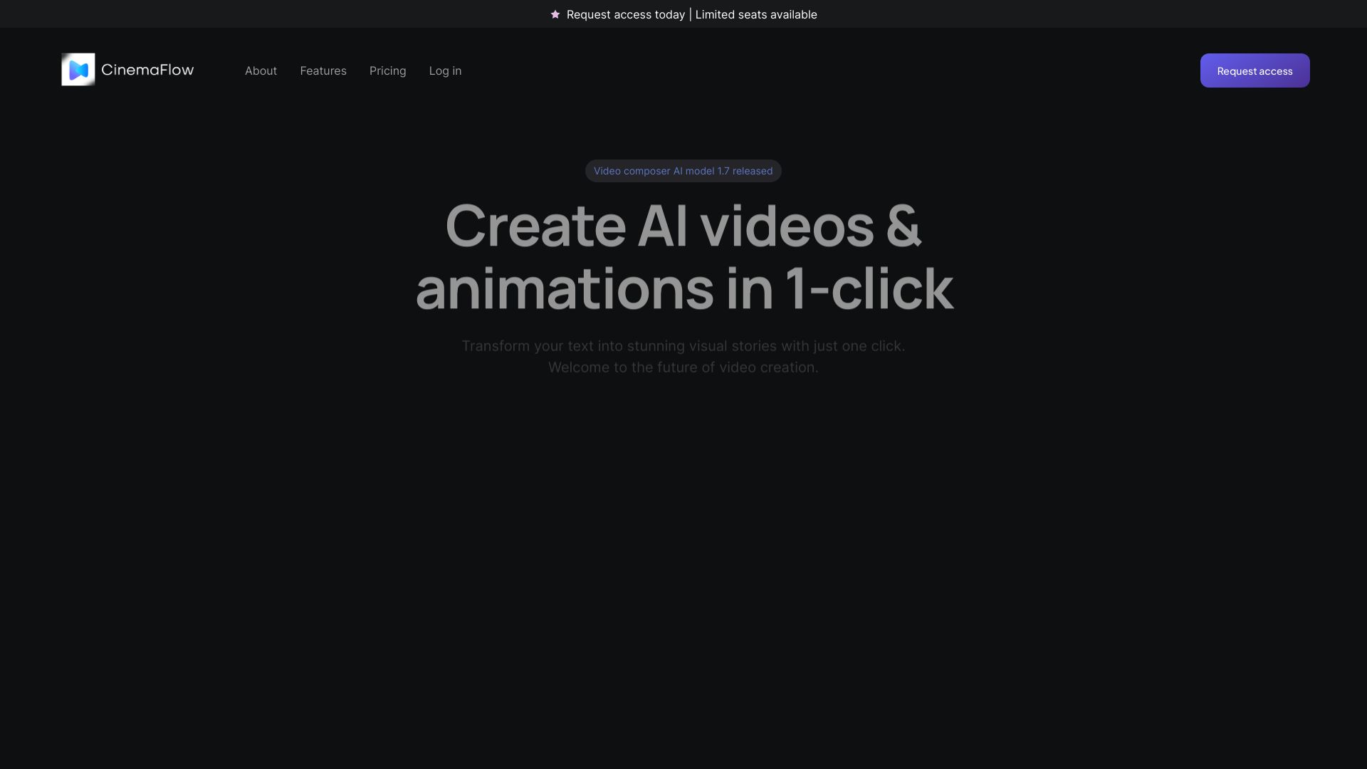 CinemaFlow AI网页截图,CinemaFlow AI网页快照
