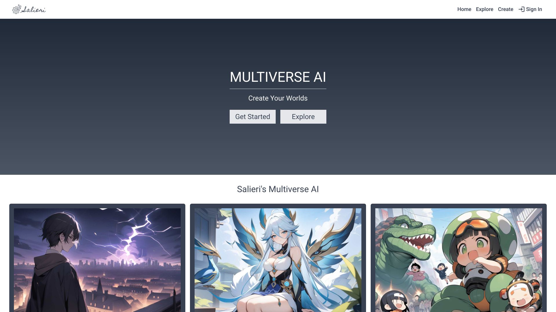 Salieri AI网页截图,Salieri AI网页快照