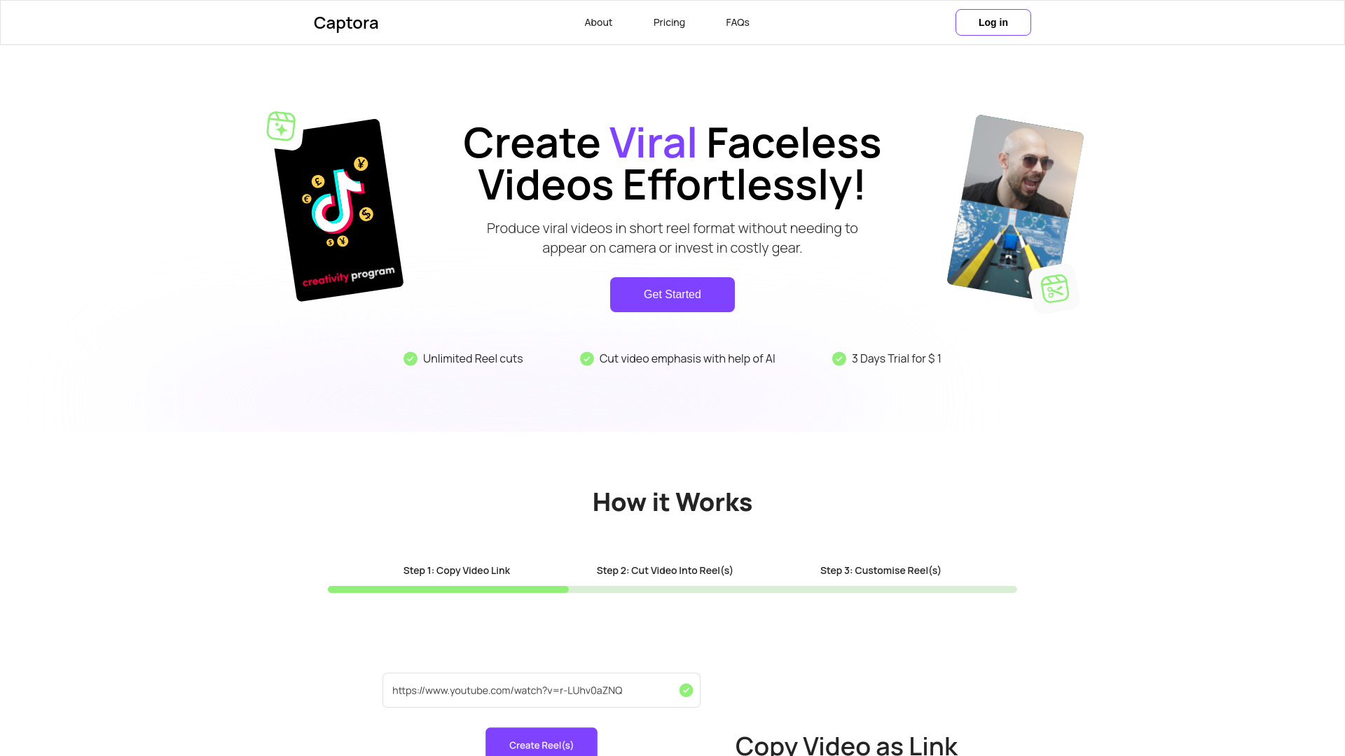 Captora AI网页截图,Captora AI网页快照