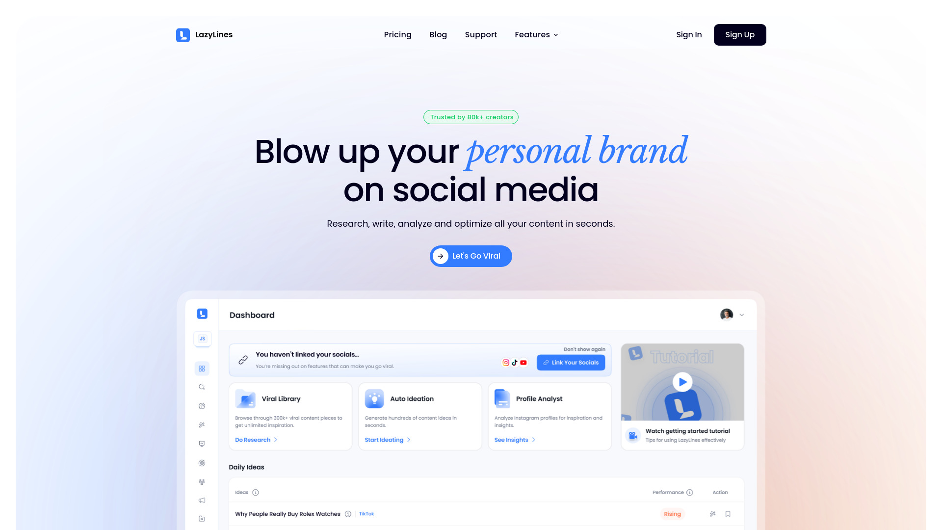 LazyLines网页截图,LazyLines网页快照