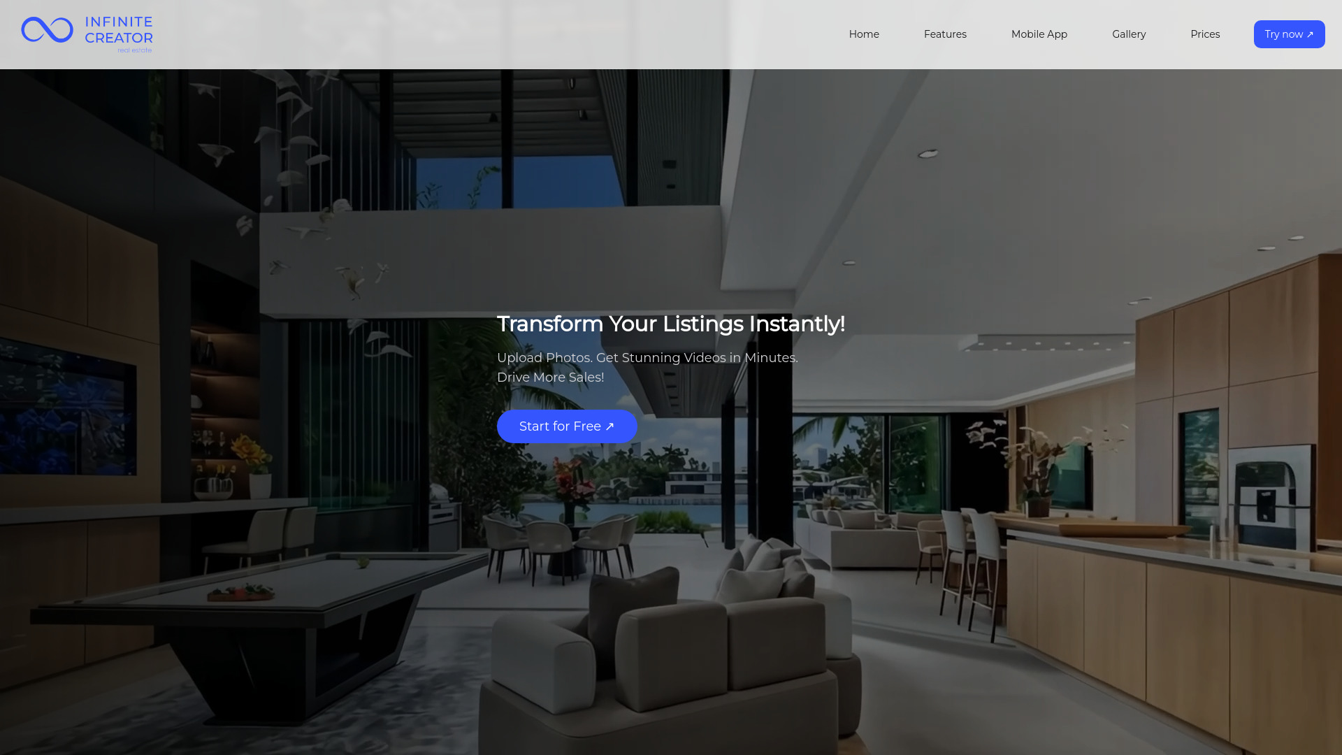 Infinite Creator网页截图,Infinite Creator网页快照