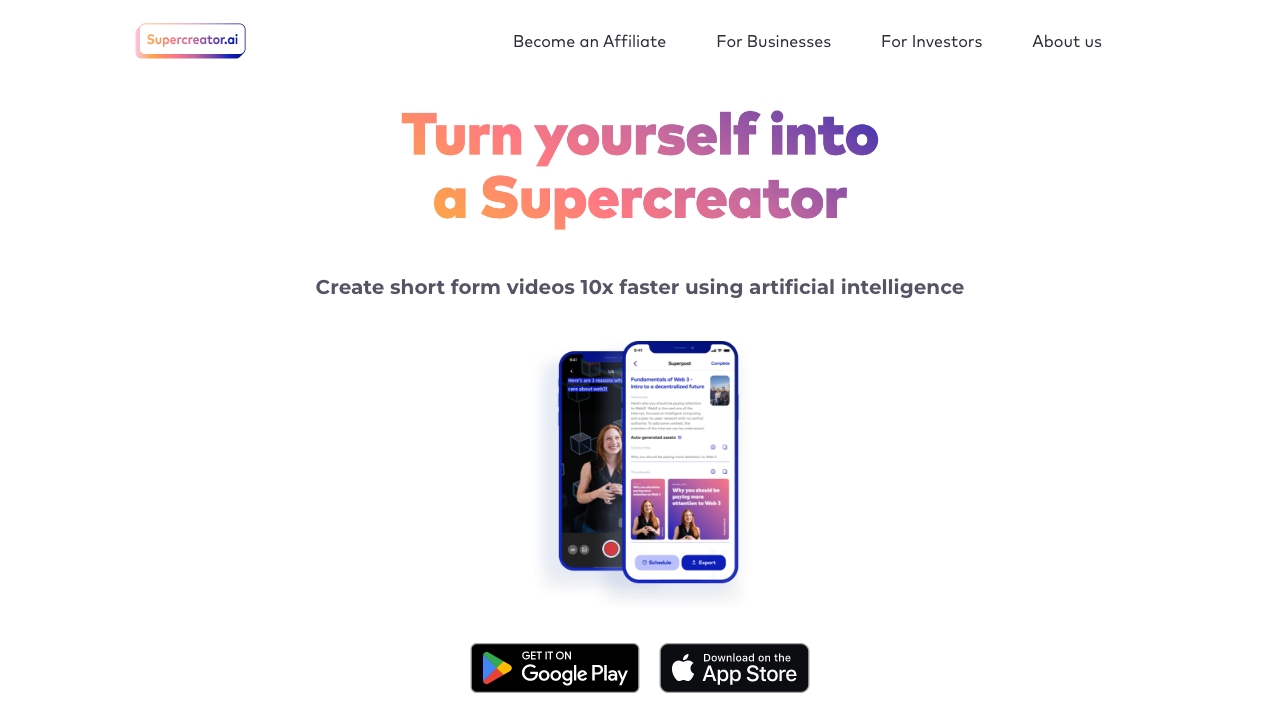 Supercreator网页截图,Supercreator网页快照