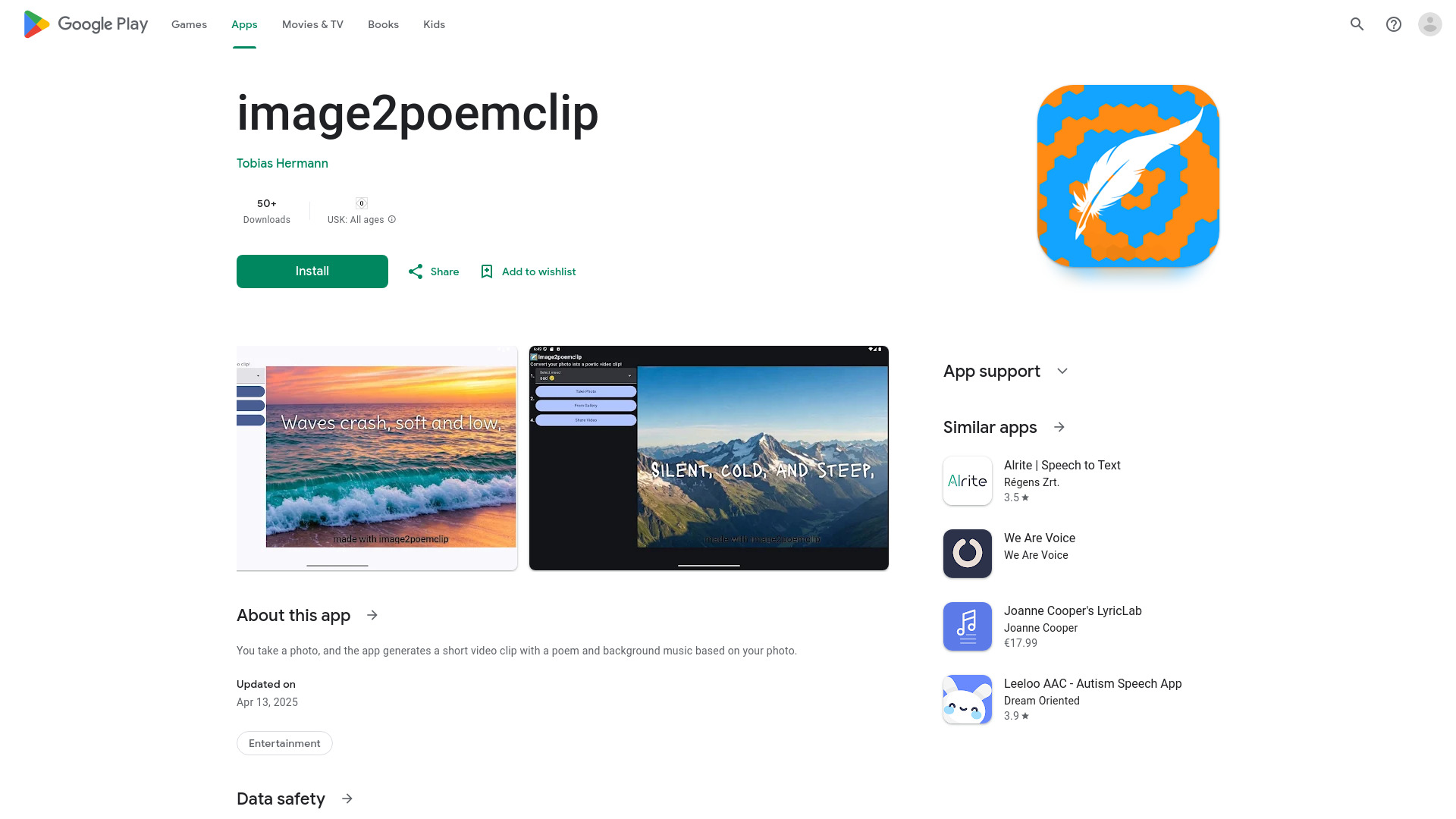 image2poemclip网页截图,image2poemclip网页快照