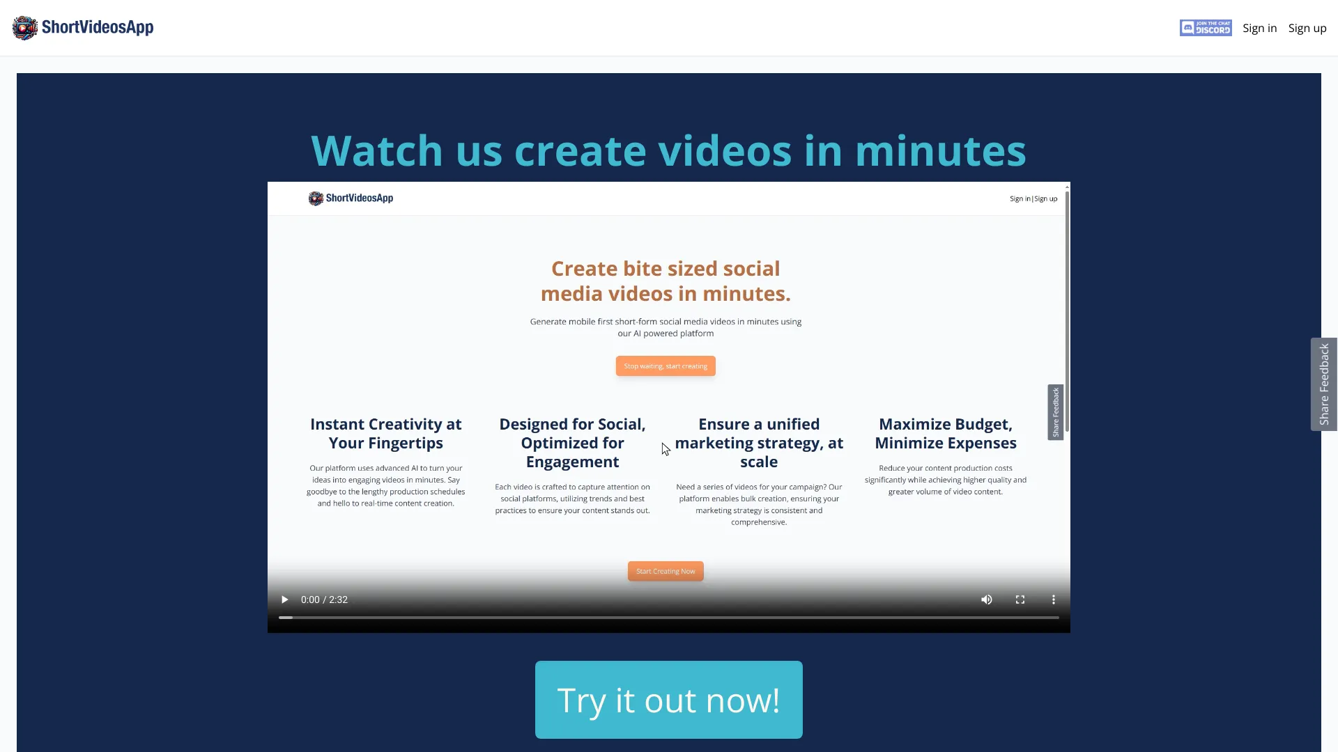 ShortVideosApp网页截图,ShortVideosApp网页快照