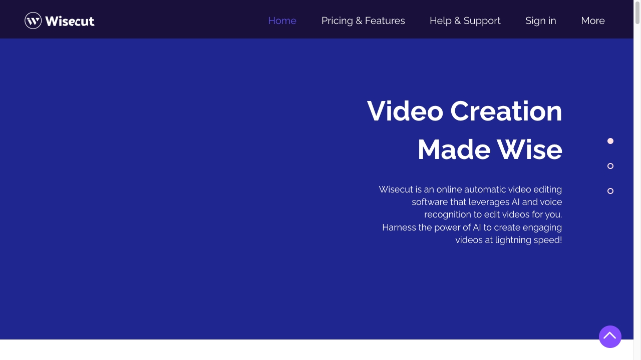 Wisecut网页截图,Wisecut网页快照