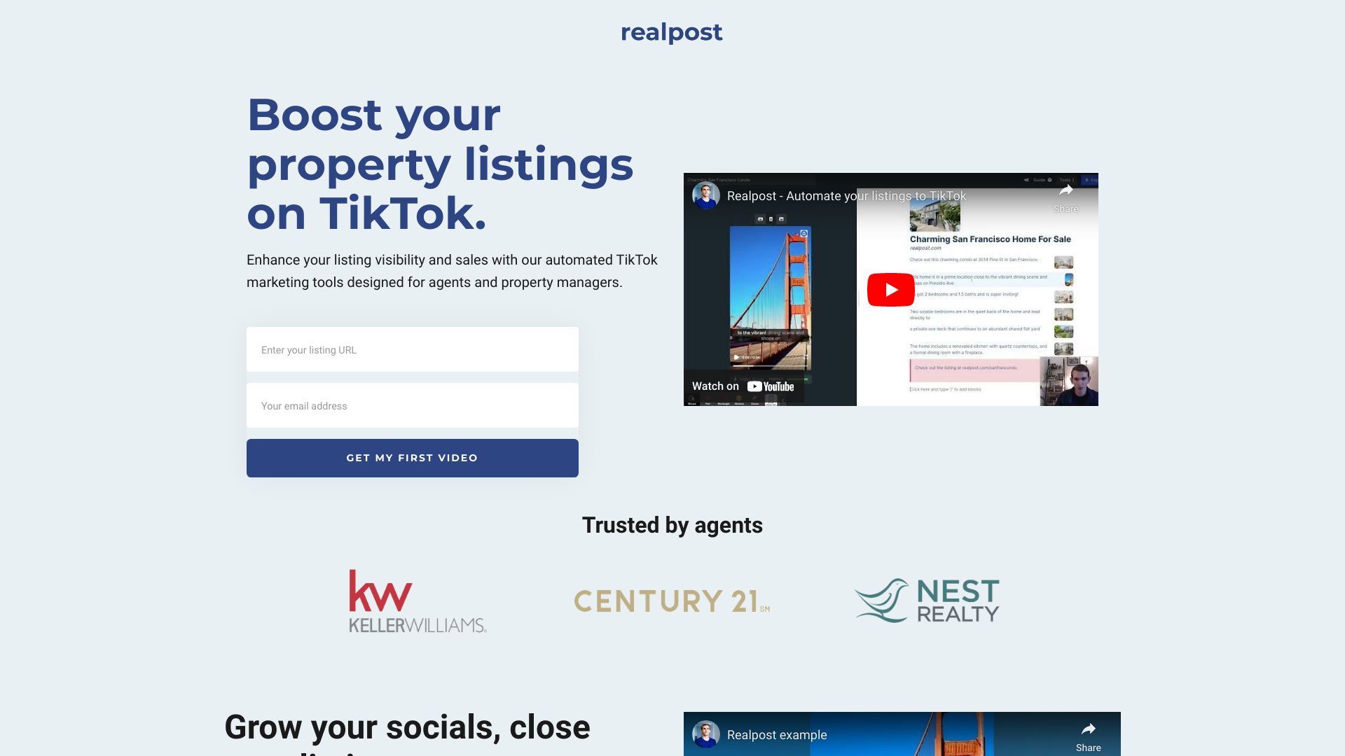 Realpost网页截图,Realpost网页快照