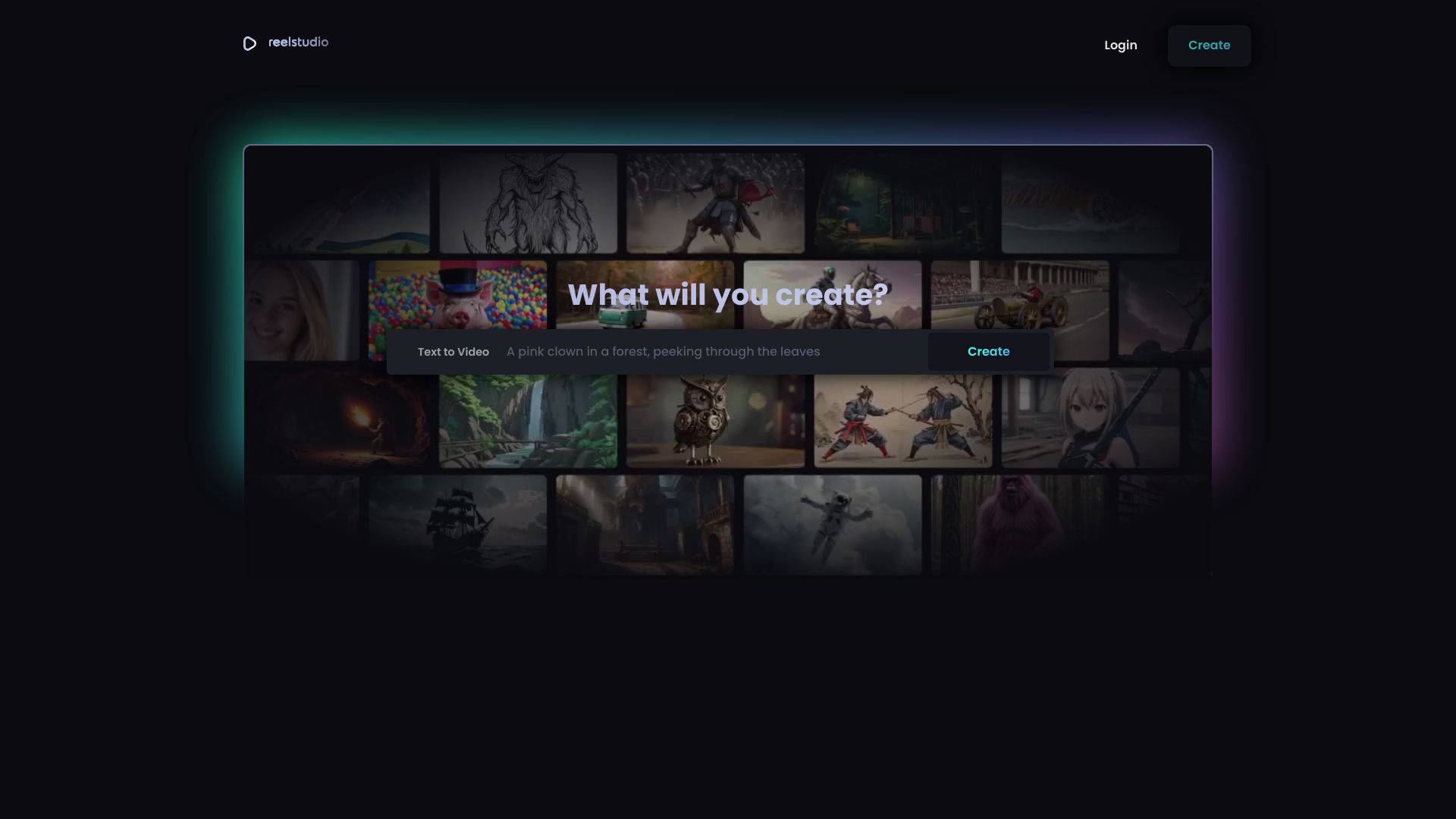 Reel Studio网页截图,Reel Studio网页快照