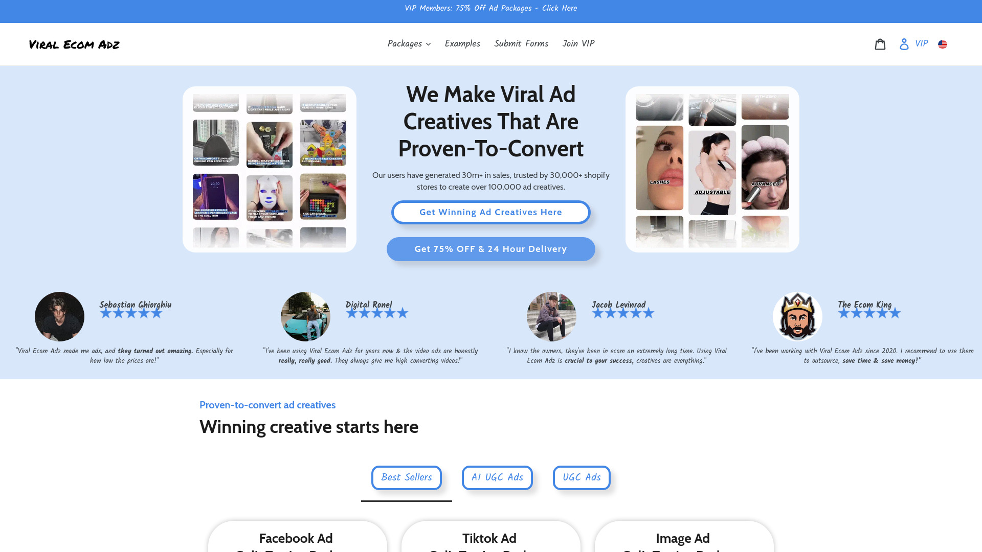Viral Ecom Adz网页截图,Viral Ecom Adz网页快照
