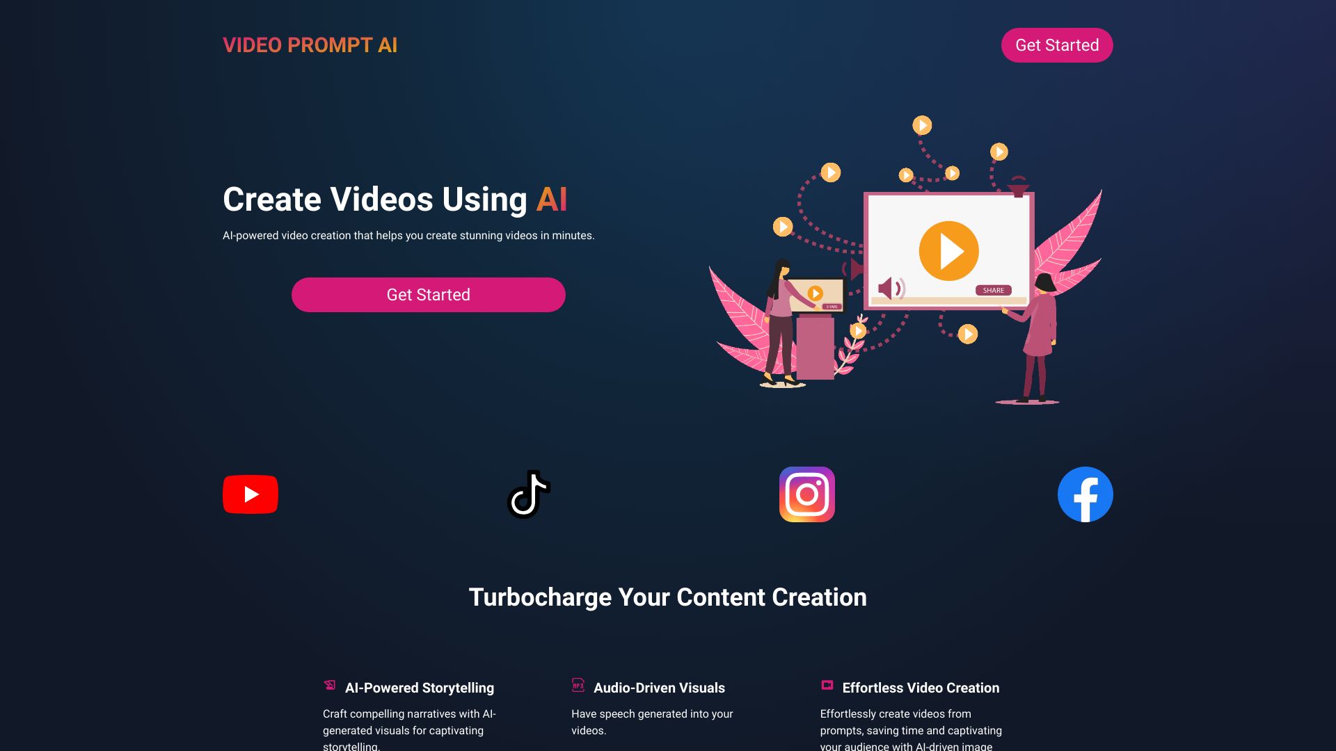 Video Prompt AI网页截图,Video Prompt AI网页快照