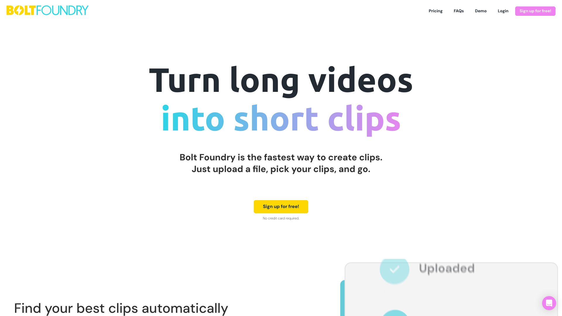 Bolt Foundry网页截图,Bolt Foundry网页快照