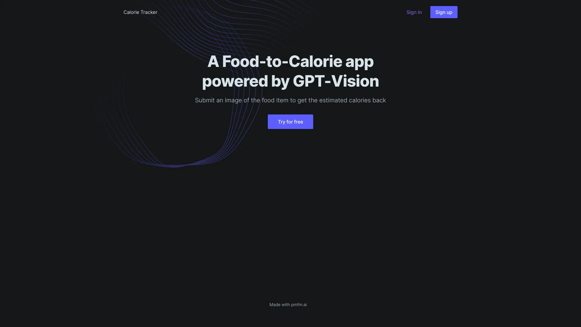 Calorie Tracker网页截图,Calorie Tracker网页快照