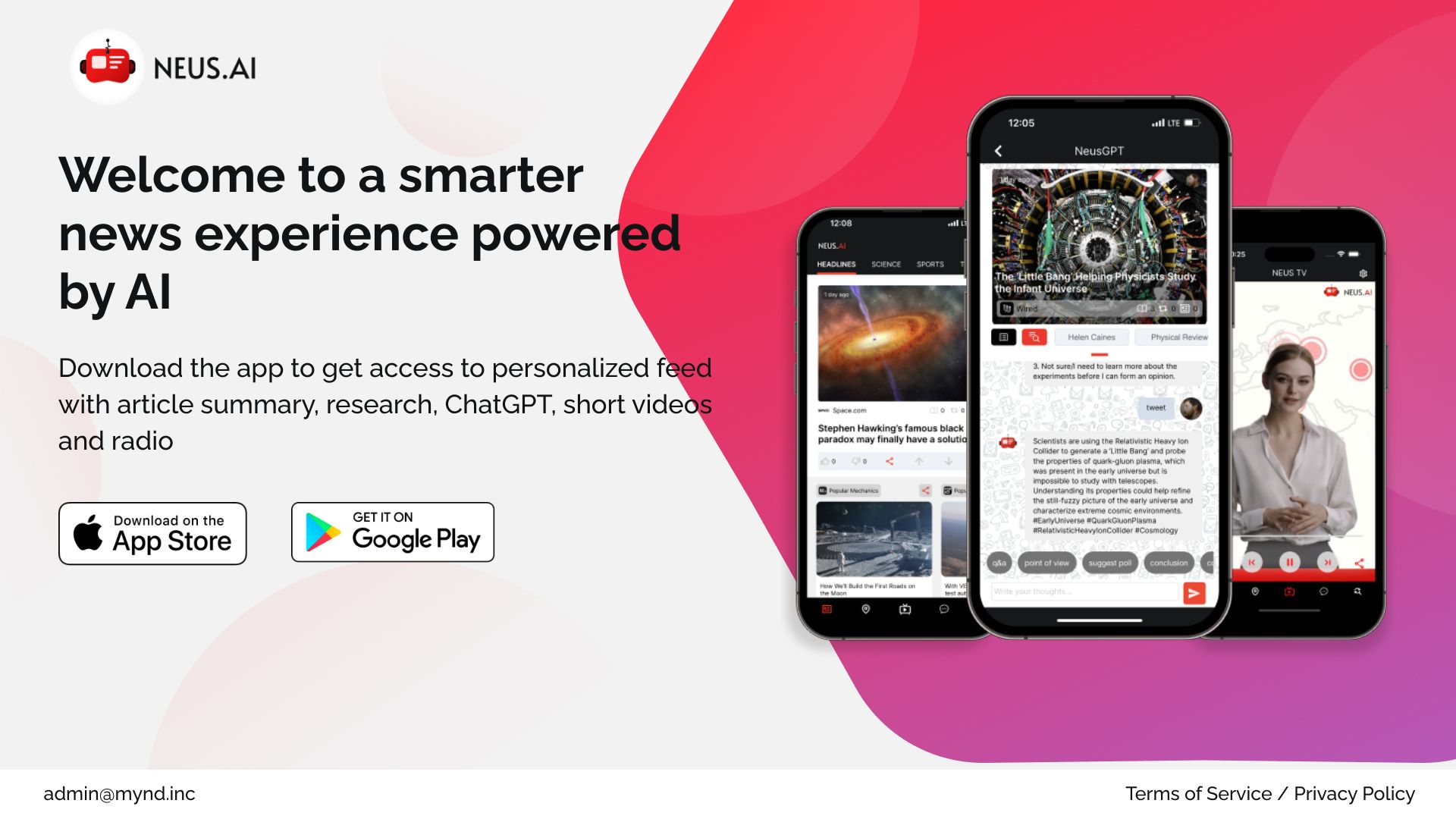 Neus.ai: News, Videos, NeusGPT, Chat网页截图,Neus.ai: News, Videos, NeusGPT, Chat网页快照