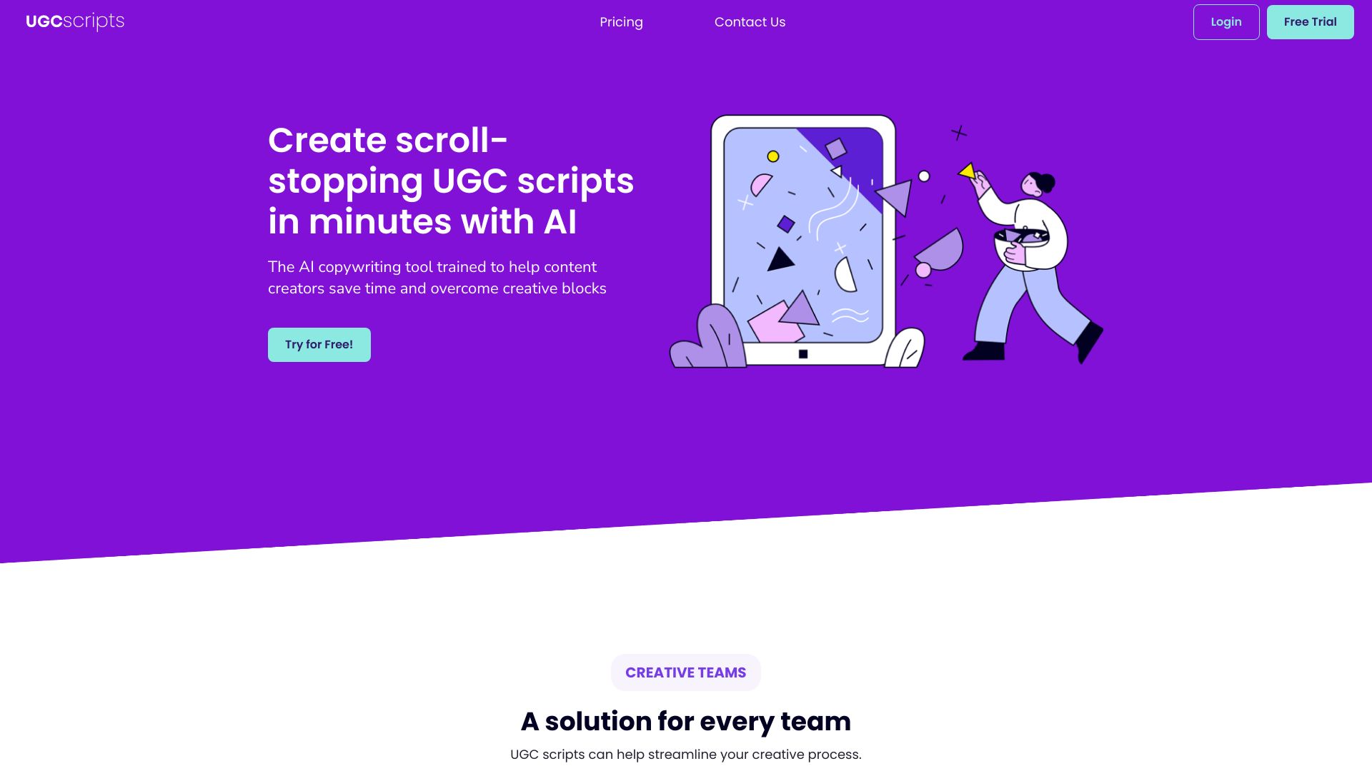 UGC Scripts网页截图,UGC Scripts网页快照