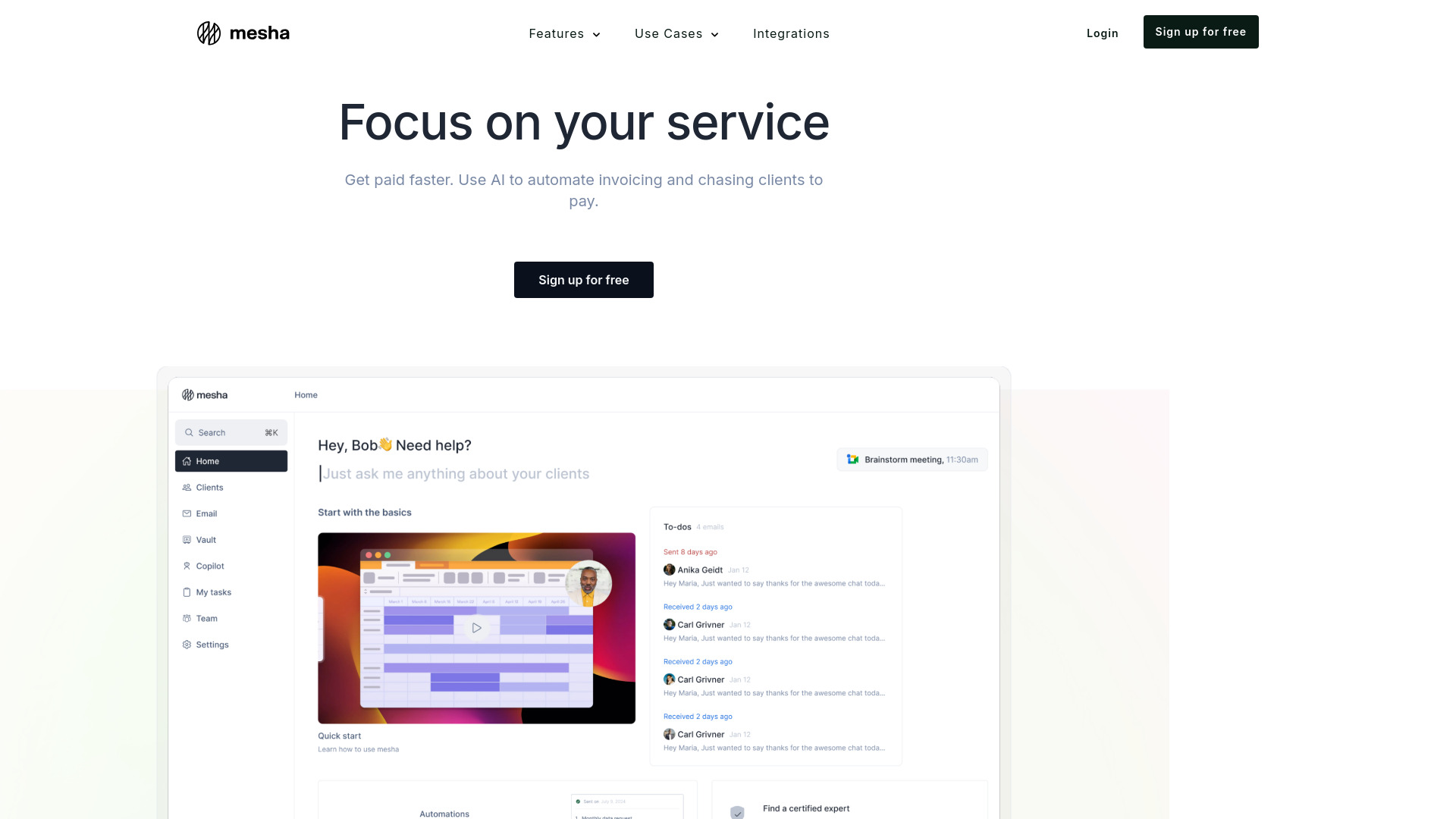 Marcus – your AI Billing Agent网页截图,Marcus – your AI Billing Agent网页快照