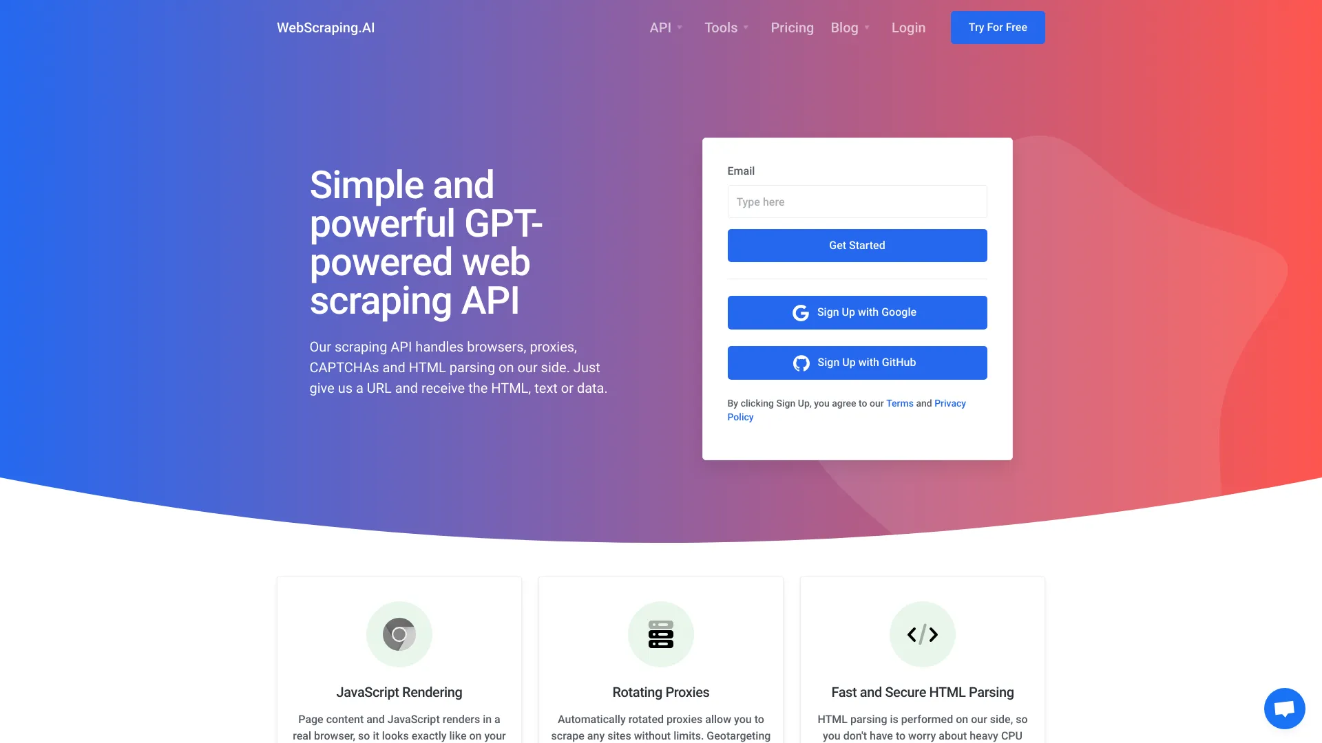 webscraping.ai网页截图,webscraping.ai网页快照