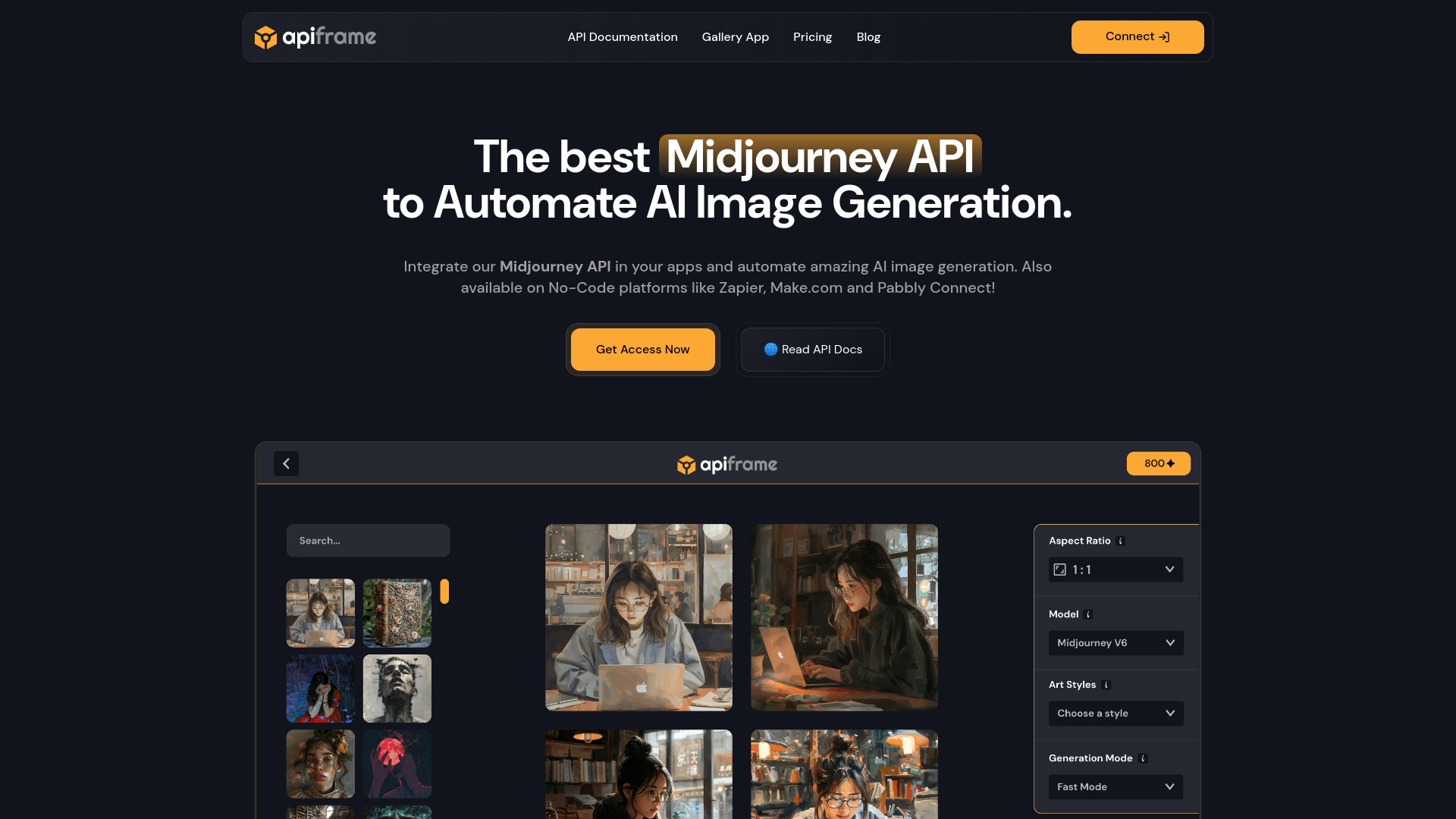 APIFRAME网页截图,APIFRAME网页快照