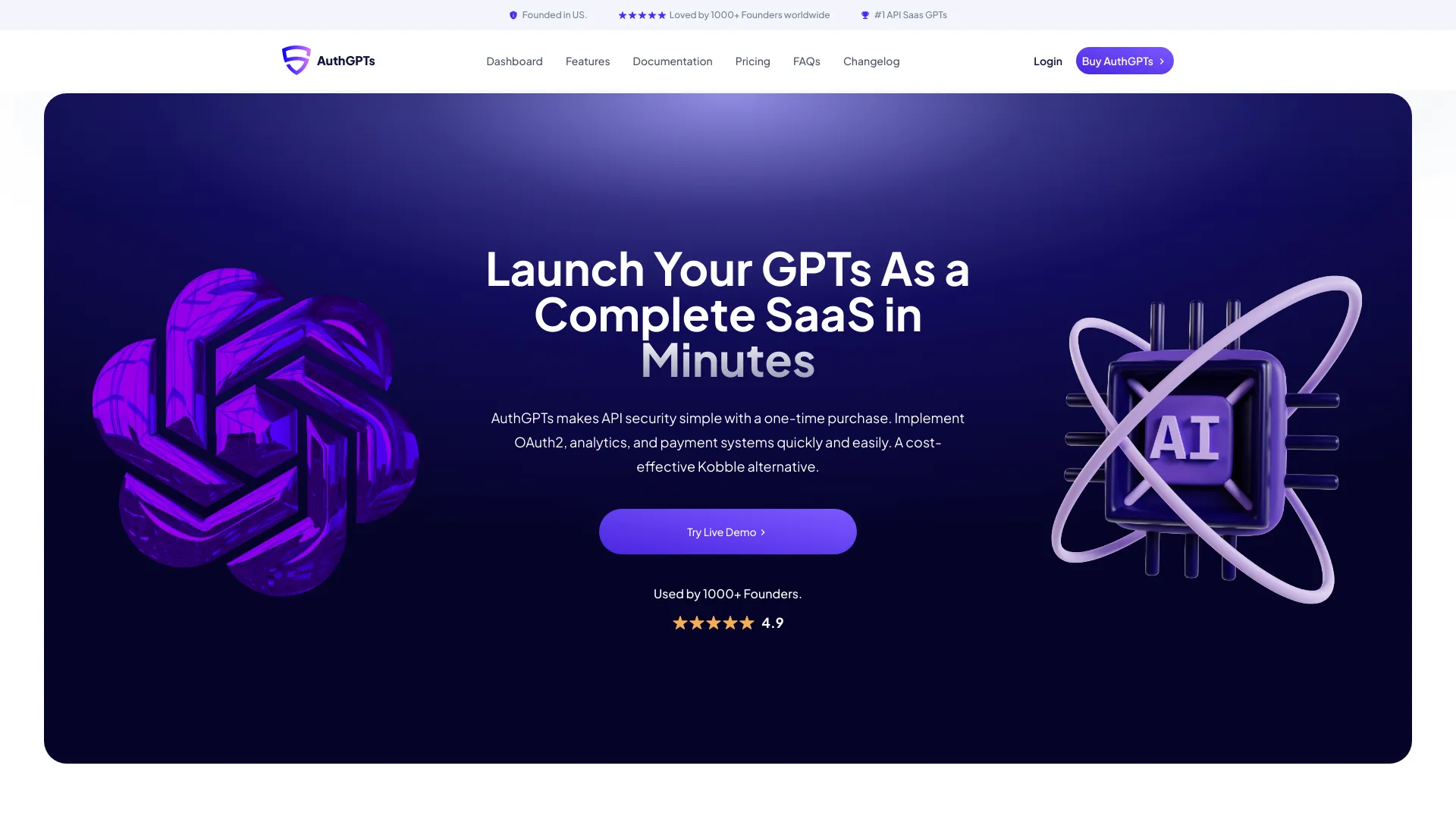 AuthGPTs网页截图,AuthGPTs网页快照