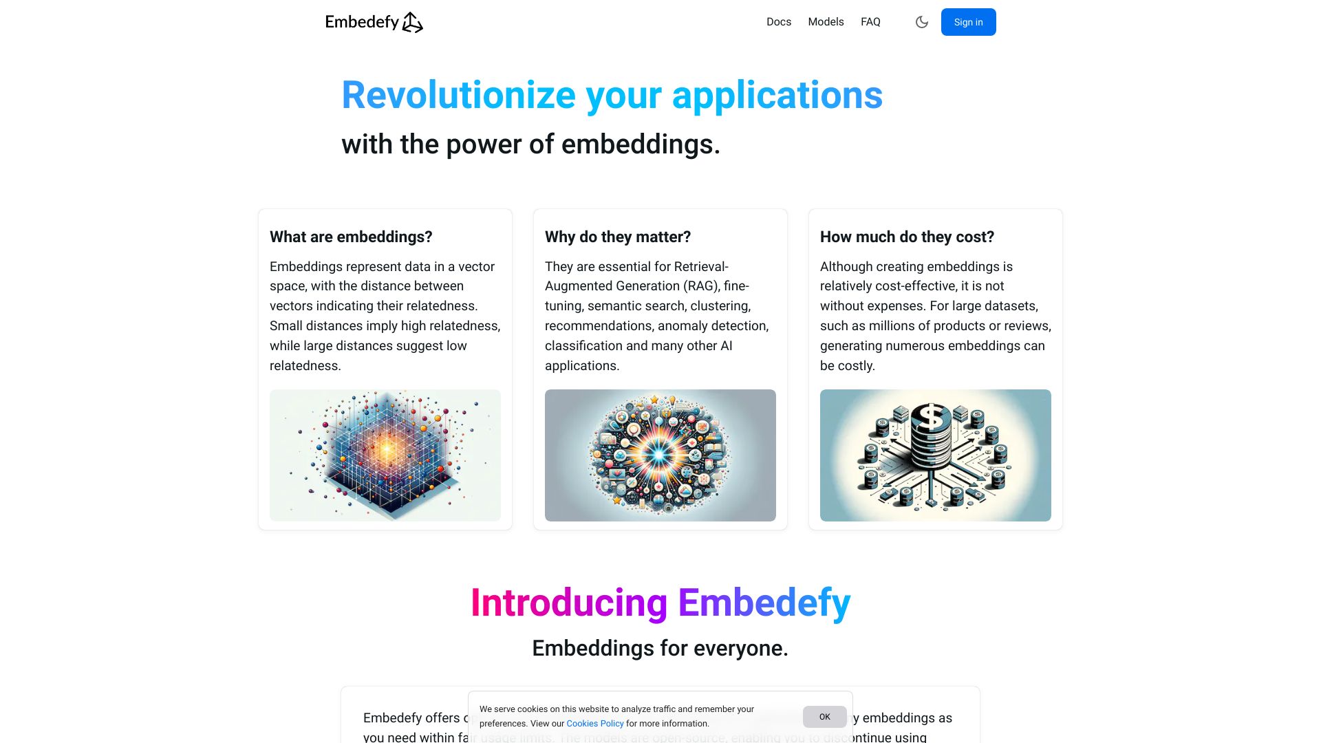 Embedefy网页截图,Embedefy网页快照