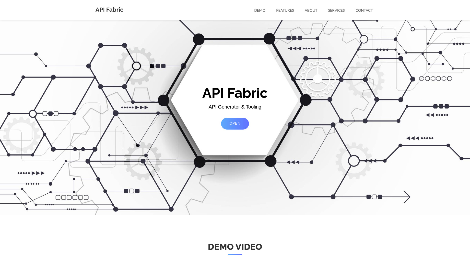 API Fabric网页截图,API Fabric网页快照