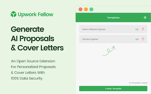 Upwork Fellow – AI Proposal & Cover Letter Writer网页截图,Upwork Fellow – AI Proposal & Cover Letter Writer网页快照