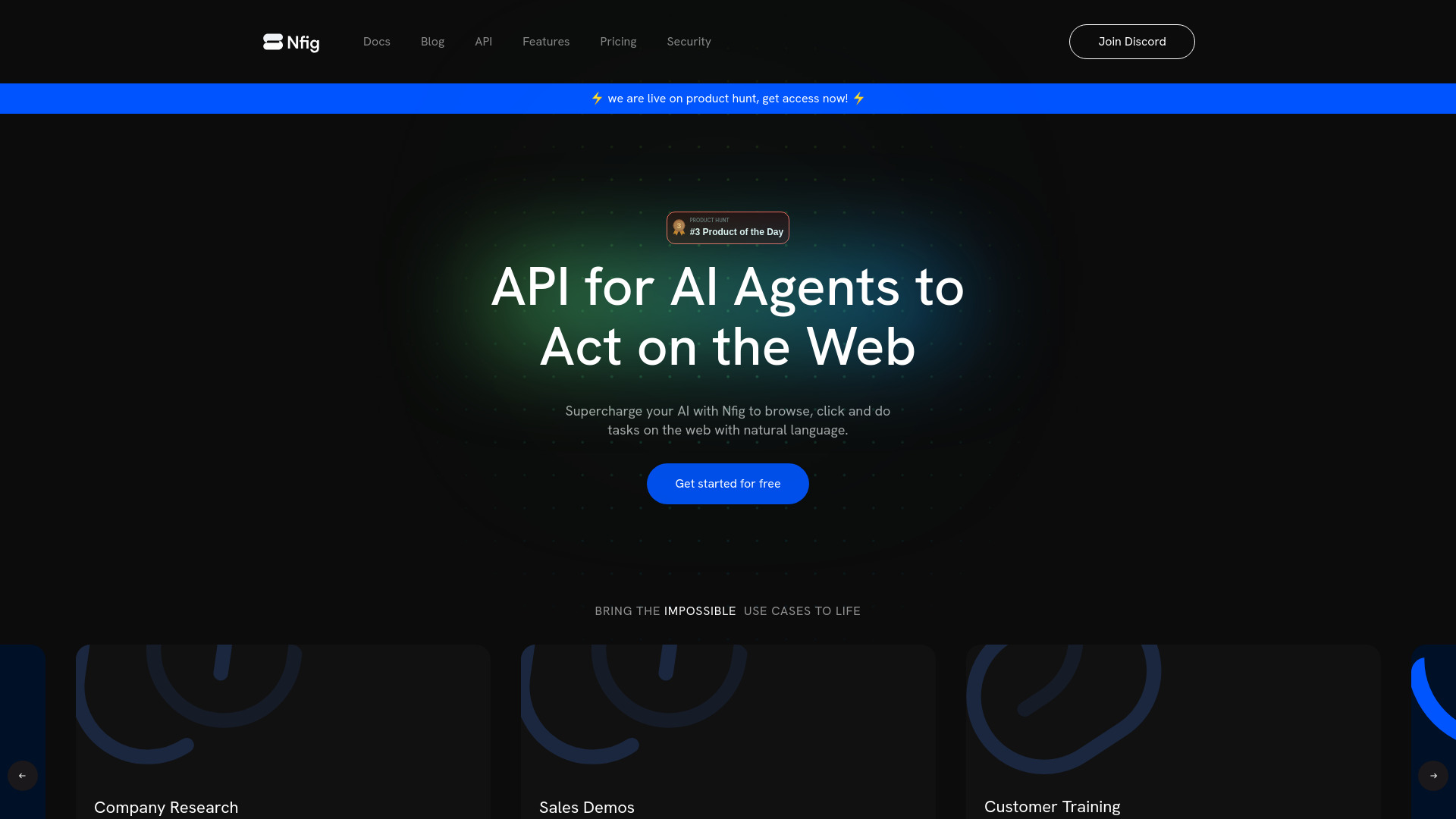 Nfig AI网页截图,Nfig AI网页快照