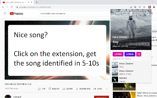AudD® Music Recognition网页截图,AudD® Music Recognition网页快照