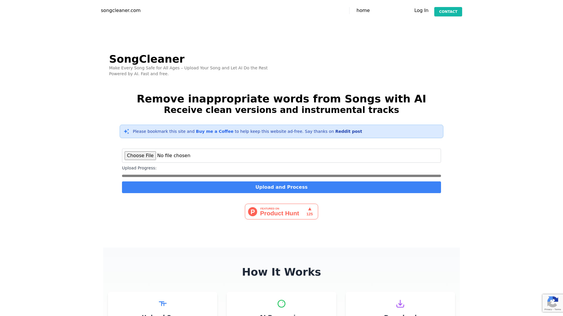 SongCleaner网页截图,SongCleaner网页快照