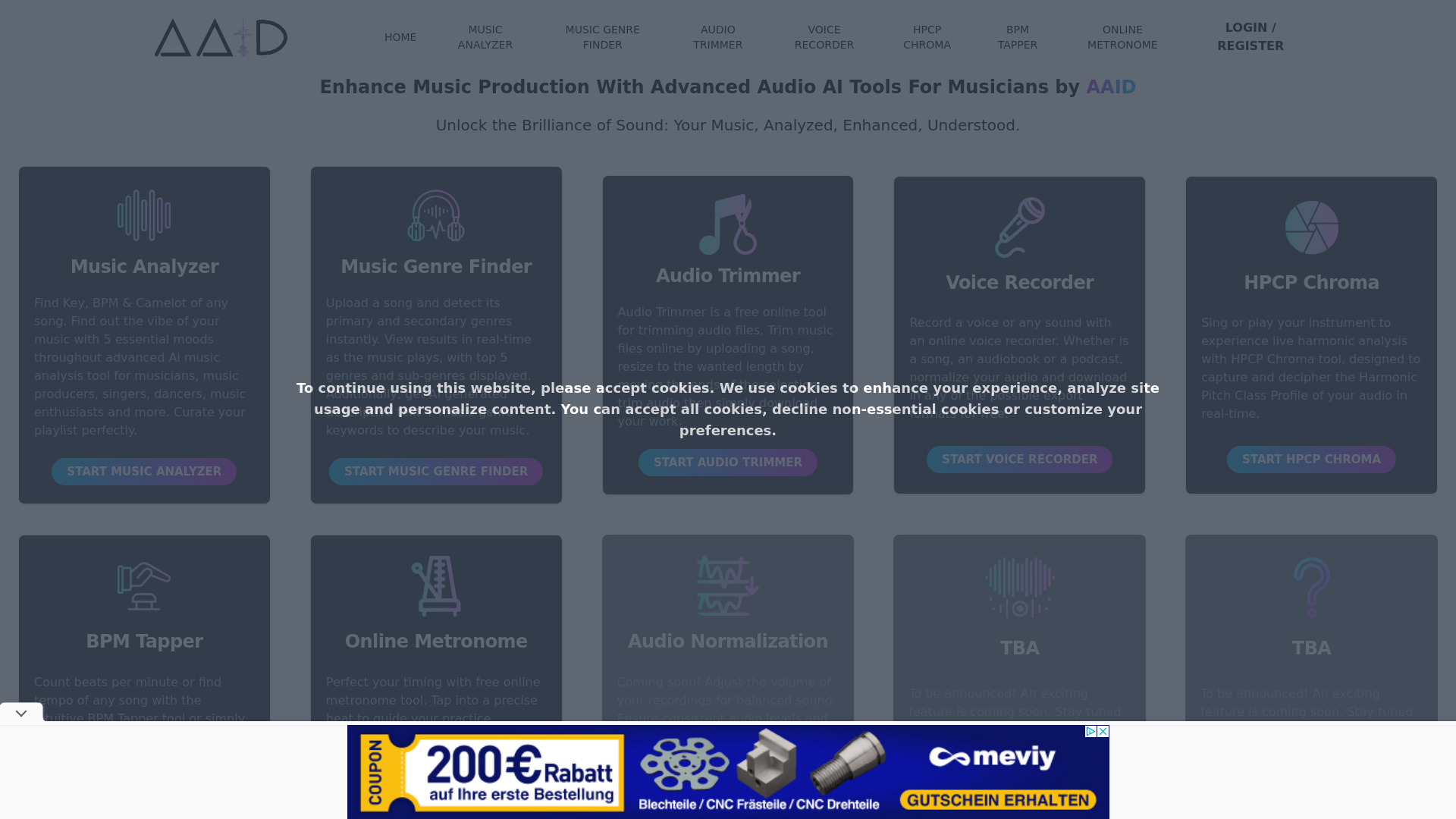 Audio AI Dynamics网页截图,Audio AI Dynamics网页快照