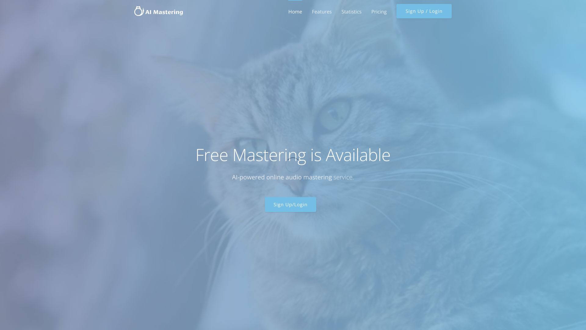 AI Mastering网页截图,AI Mastering网页快照
