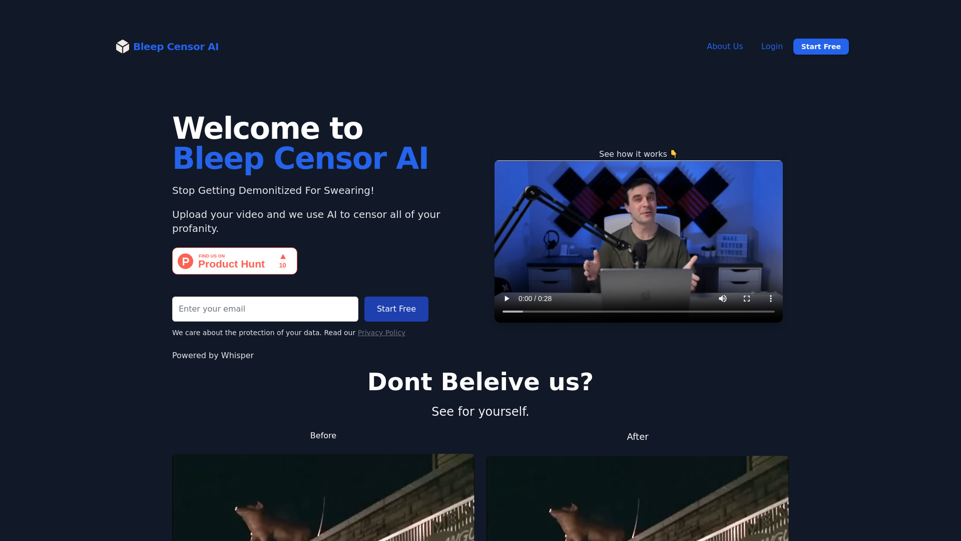Bleep Censor AI网页截图,Bleep Censor AI网页快照